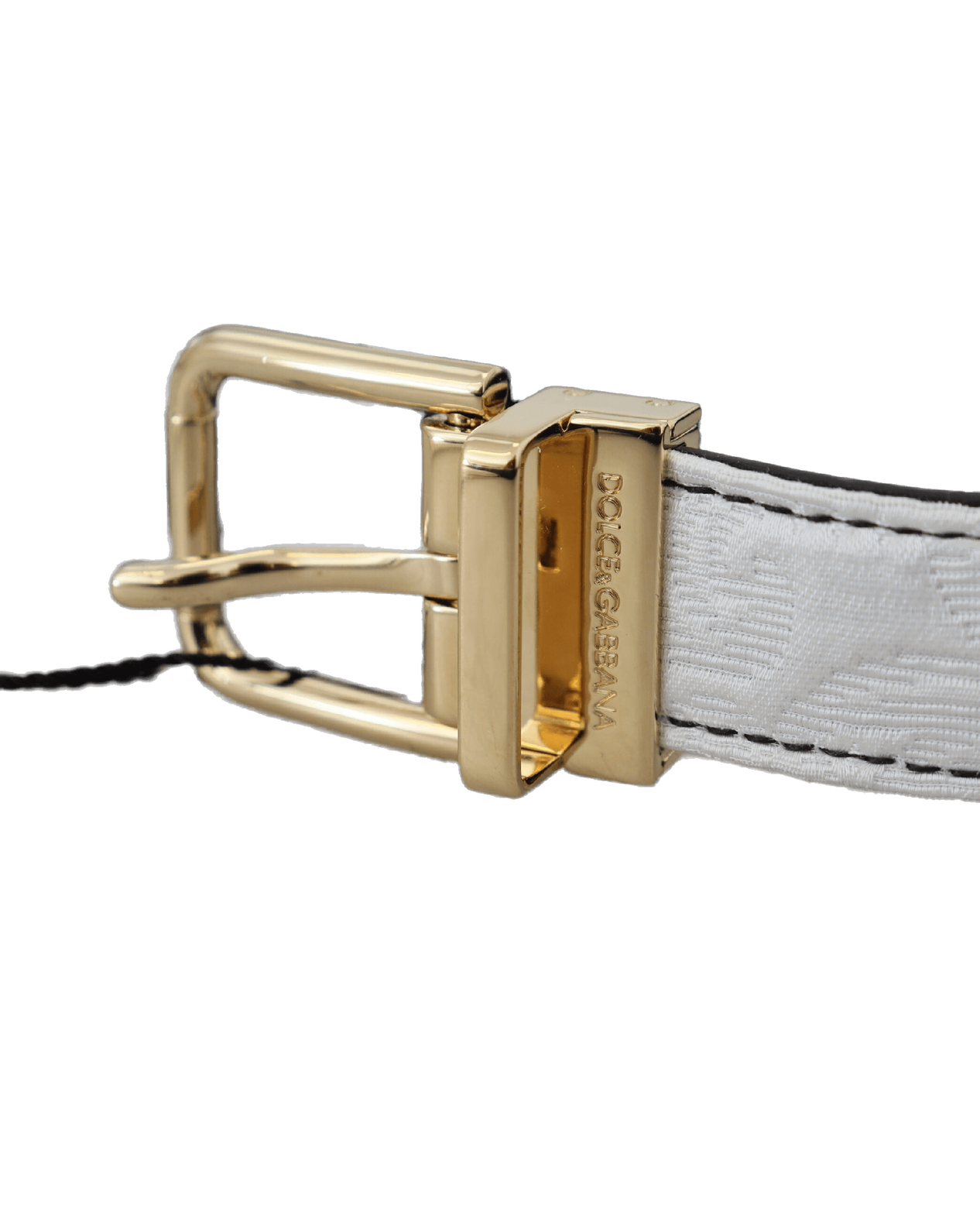 Dolce & Gabbana Black Patchwork Metal Buckle Belt Belts