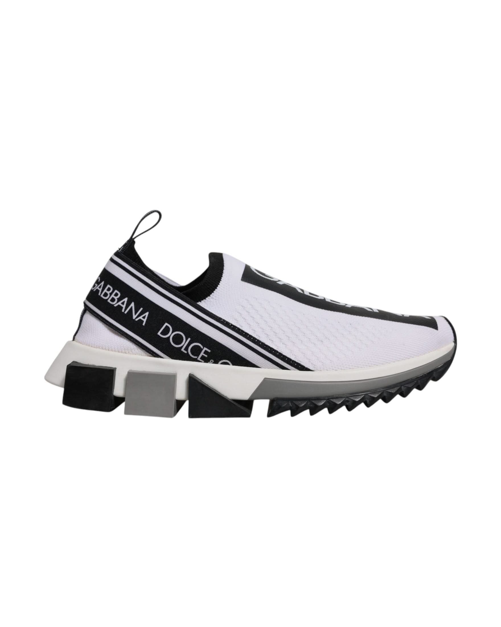 Dolce & Gabbana Black Slip On Sorrento Sneakers Shoes Sneakers