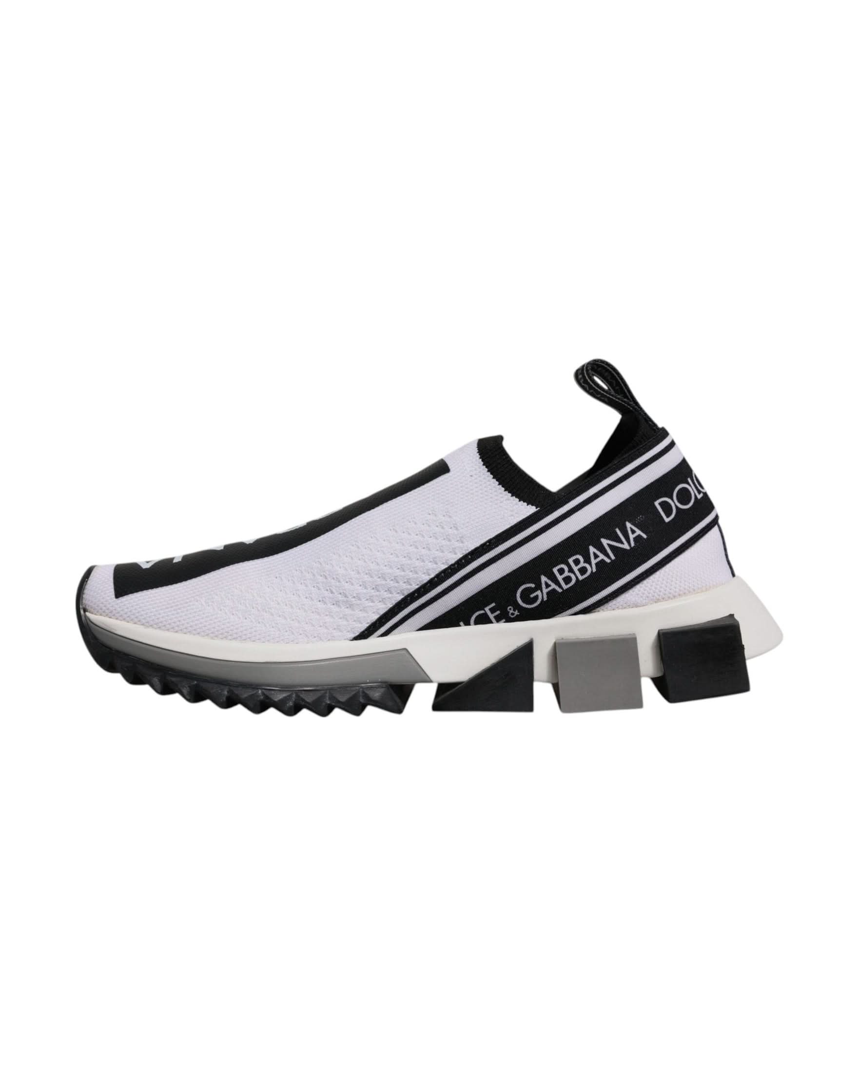 Dolce & Gabbana Black Slip On Sorrento Sneakers Shoes Sneakers