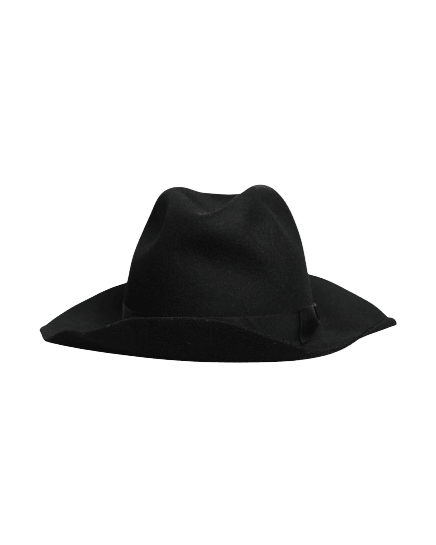 Dolce & Gabbana Black Wide Brim Trilby Fedora Hat Hats