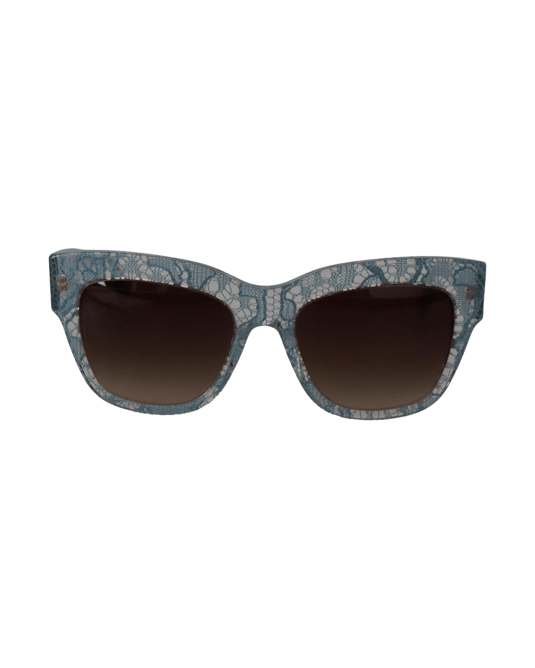 Dolce & Gabbana Blue Lace Acetate Crystal Butterfly Dg4231 Sunglasses Sunglasses