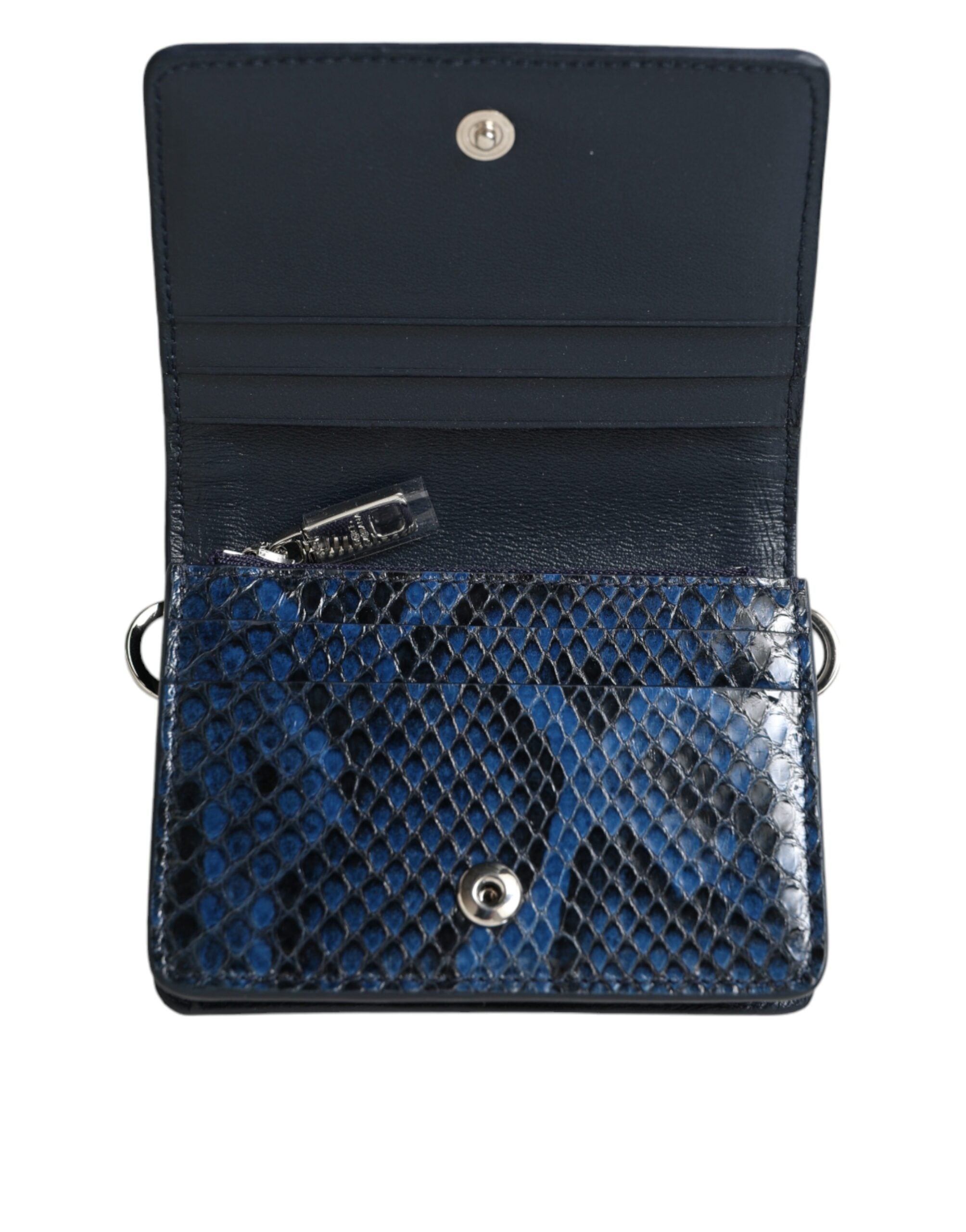 Dolce & Gabbana Blue Leather Beige Raffia Trim Mini Shoulder Purse Crossbody Bag Glam Steals