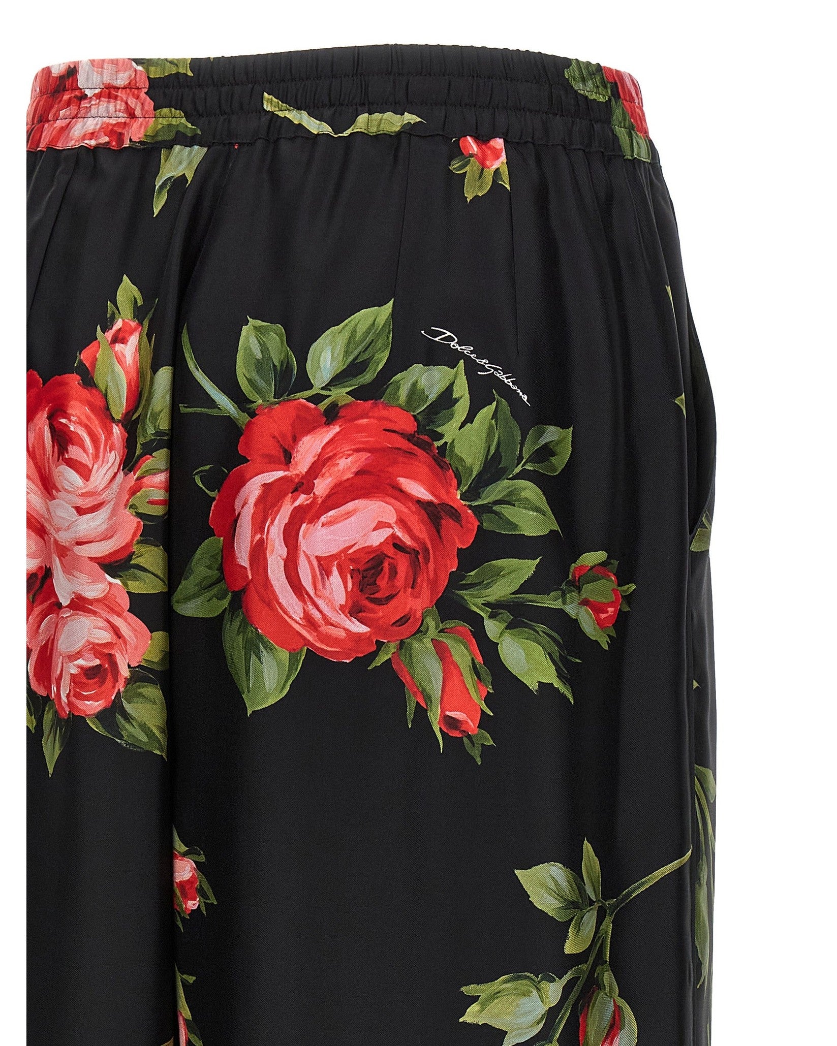 Dolce & Gabbana Bouquet Rose Pant Glam Steals