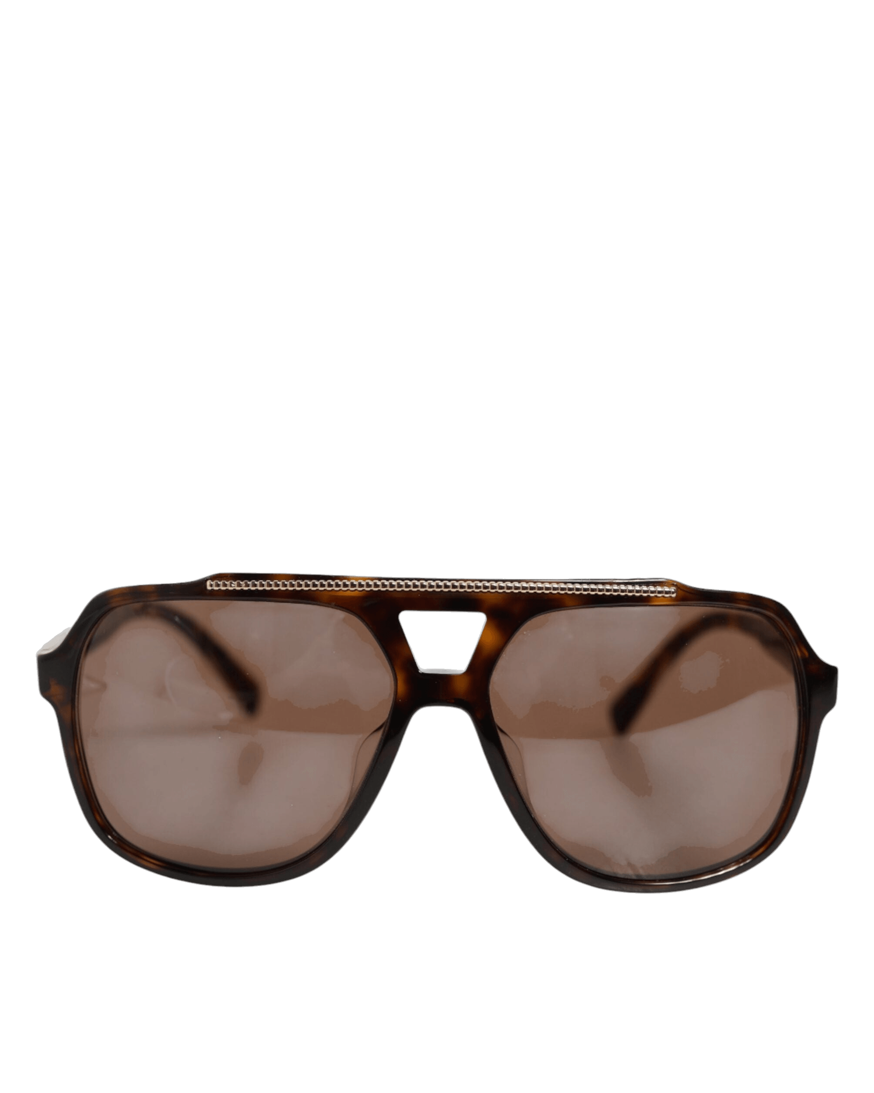 Dolce & Brown Gabbana Dark Tortoise Shell Pilot Frame Sunglasses Glam Steals