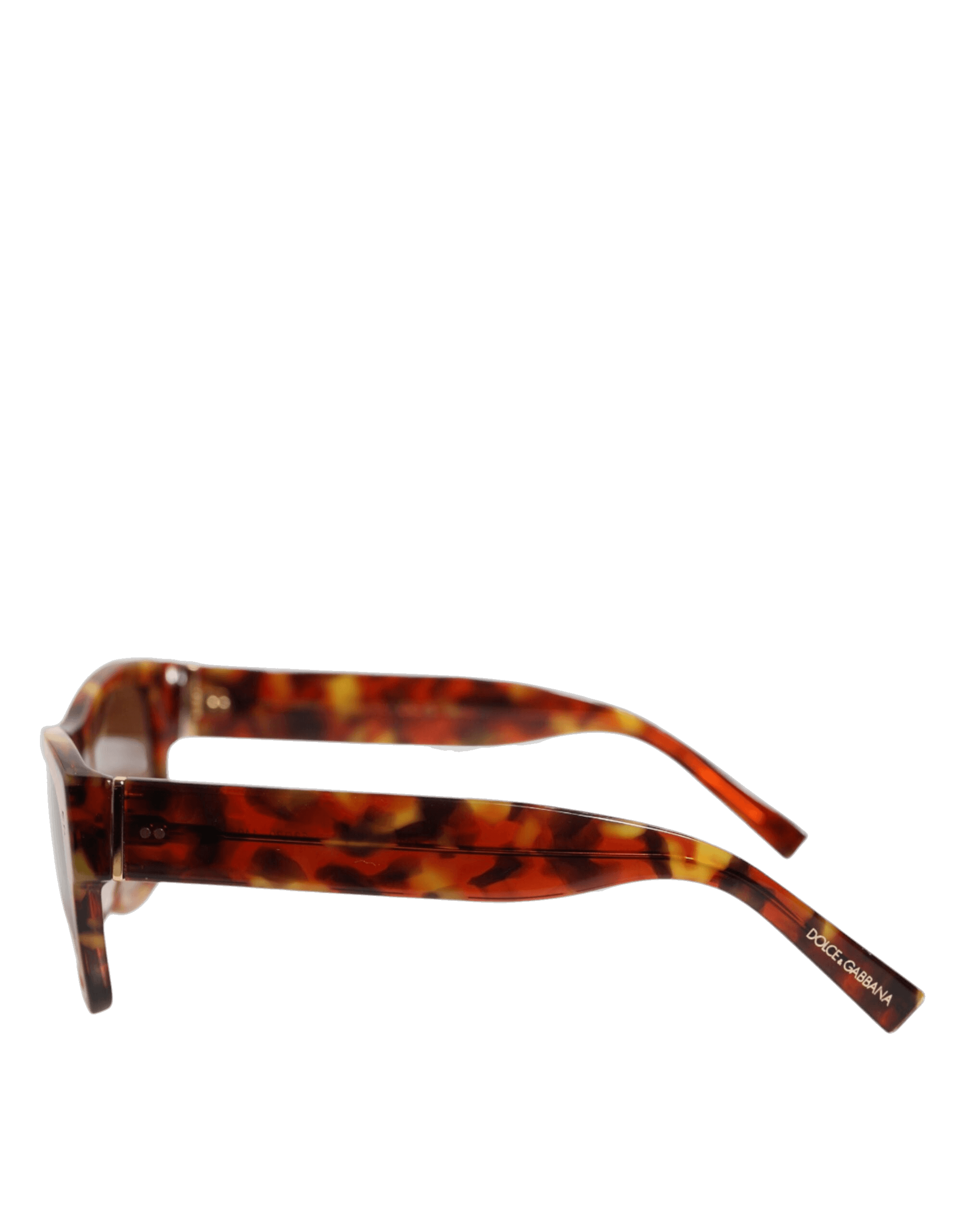 Dolce & Brown Gabbana Dg4338f Havana Full Rim Round Lenses Sunglasses Glam Steals