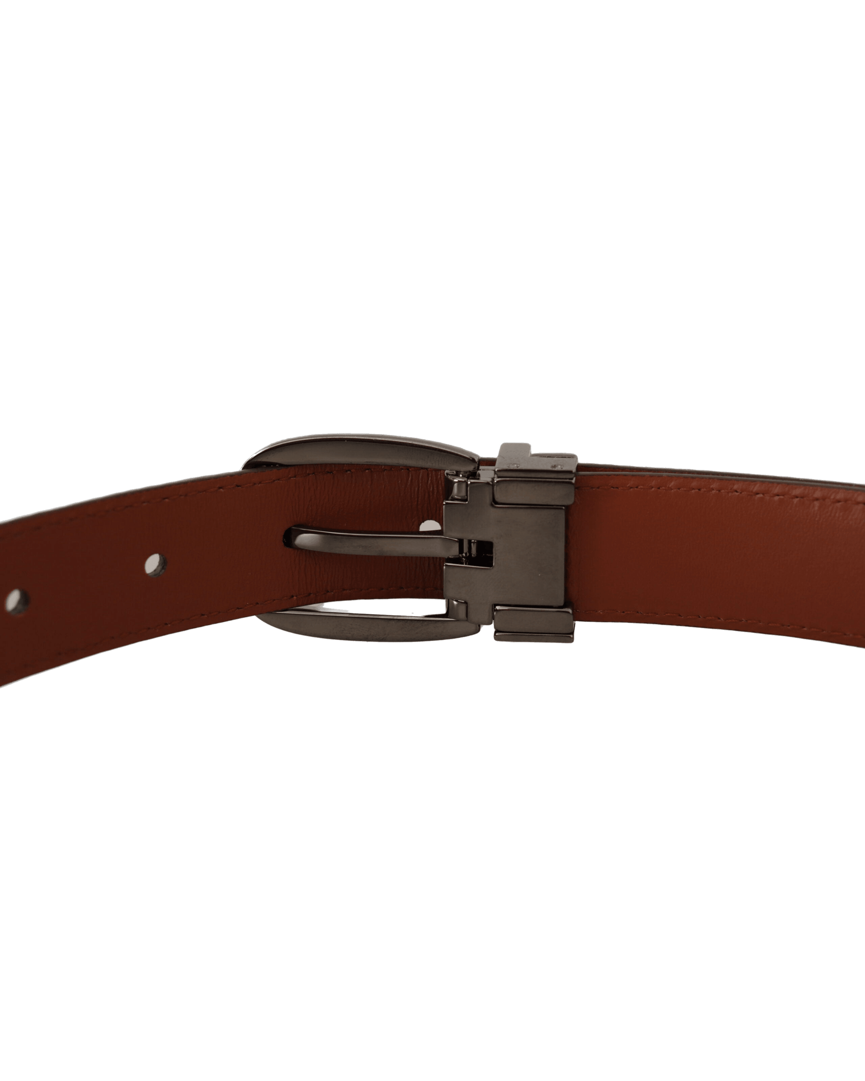 Dolce & Gabbana Brown Leather Leopard Embossed Buckle Belt Belts