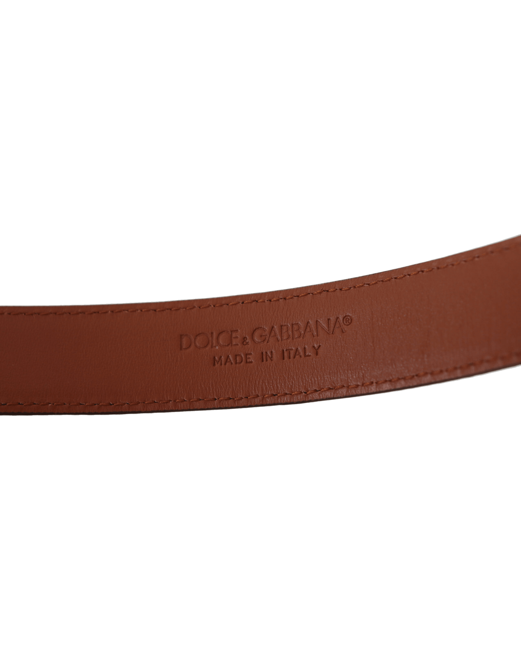 Dolce & Brown Gabbana Leather Leopard Embossed Buckle Belt Glam Steals