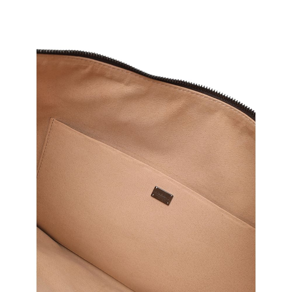 Dolce & Gabbana Brown Leather Shoulder Bag Glam Steals