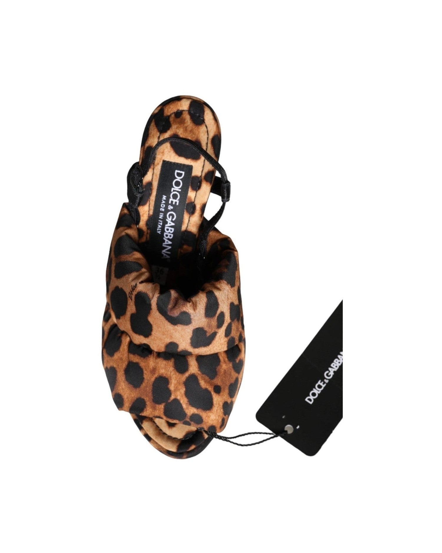 Dolce & Gabbana Brown Leopard Keira Slingback Sandals Shoes Glam Steals