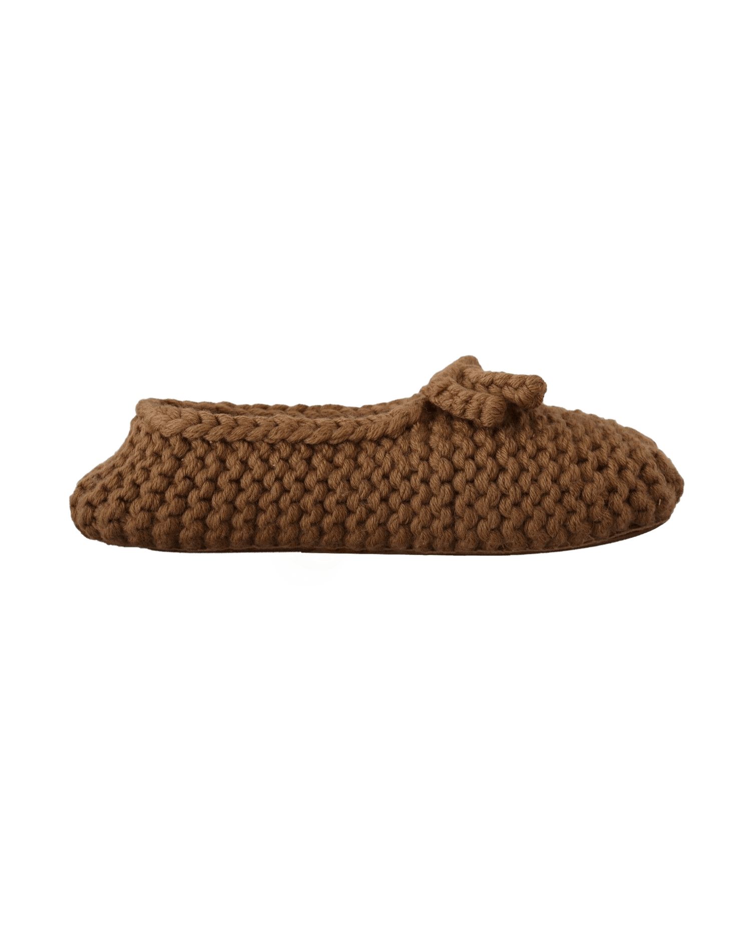 Dolce & Gabbana Brown Wool Elegant Knit Ballerina Flats Flats
