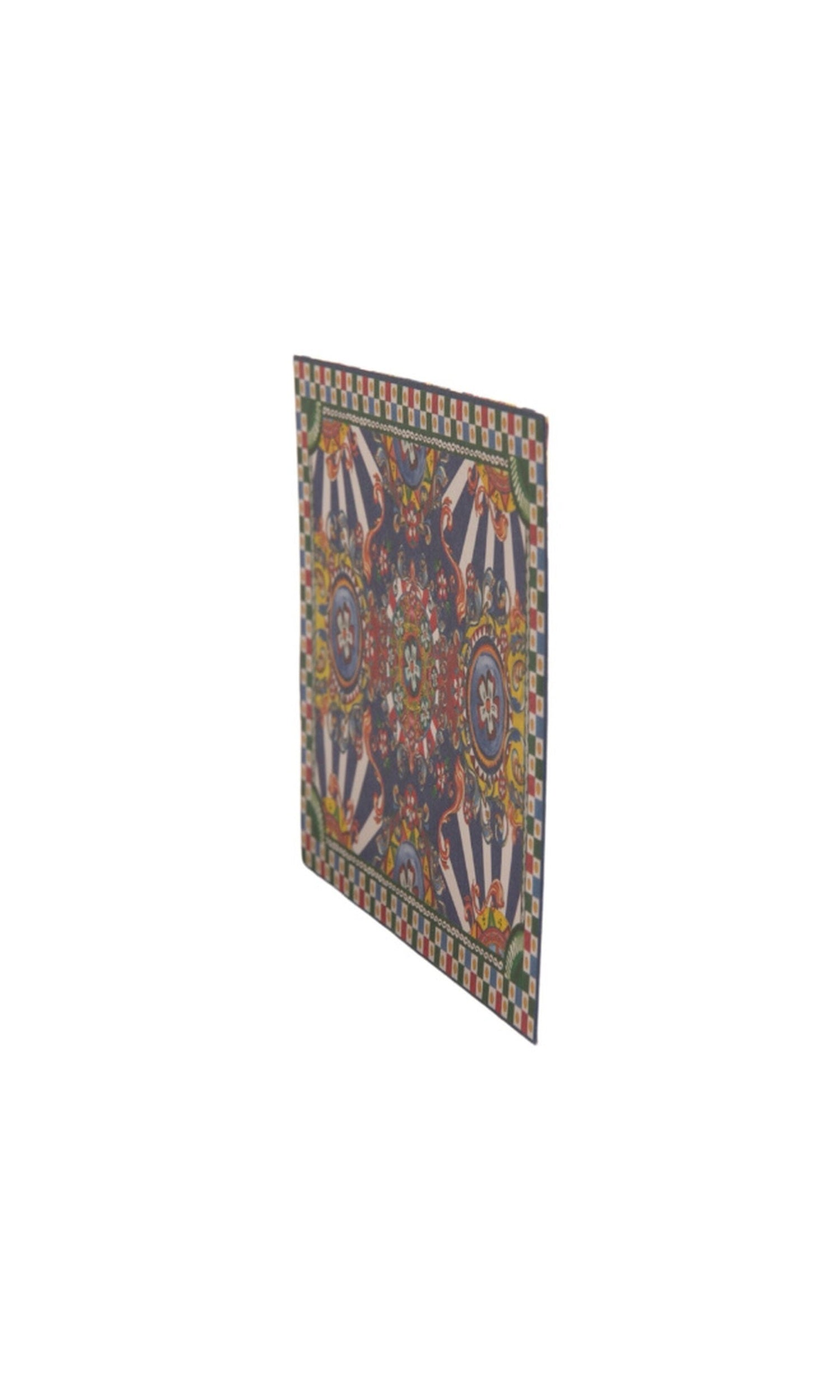 Dolce & Gabbana Carretto Siciliano Envelope Post Card Multicolor Holder Glam Steals