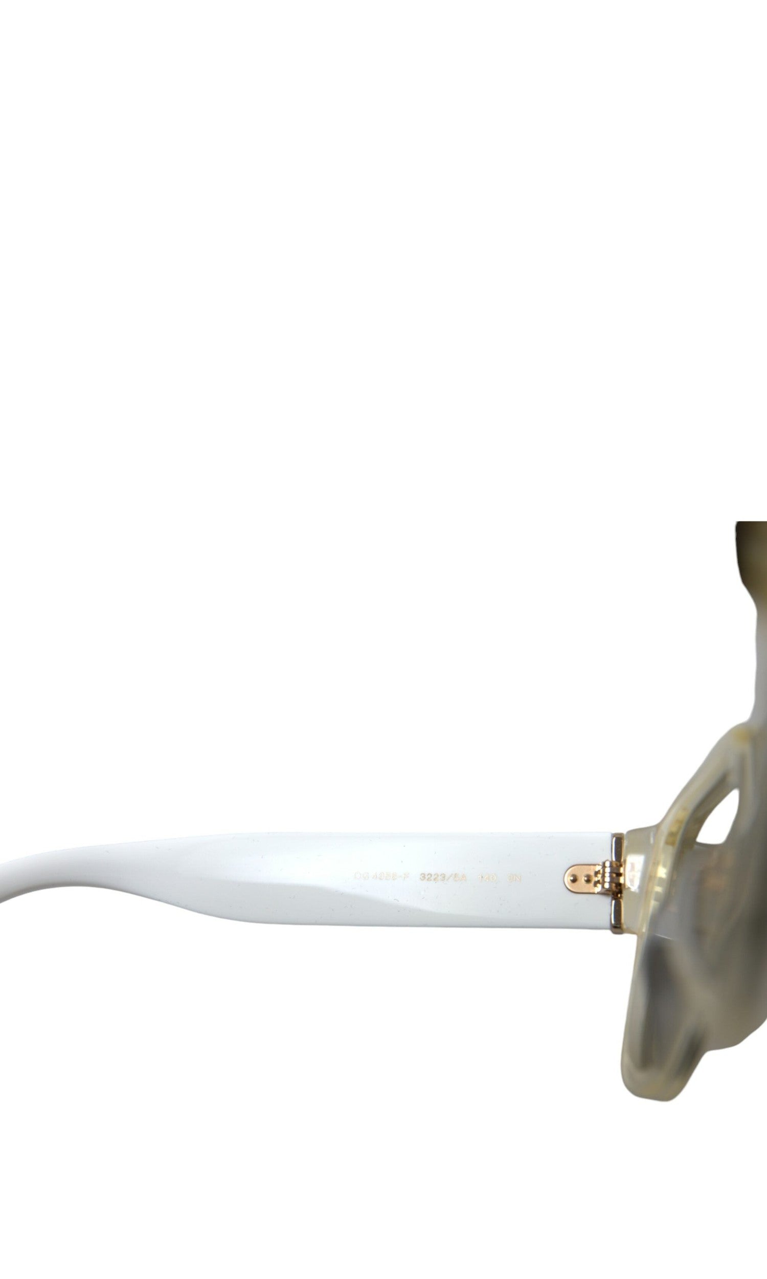 Dolce & Gabbana Chic Acetate Designer White Sunglasses Glam Steals