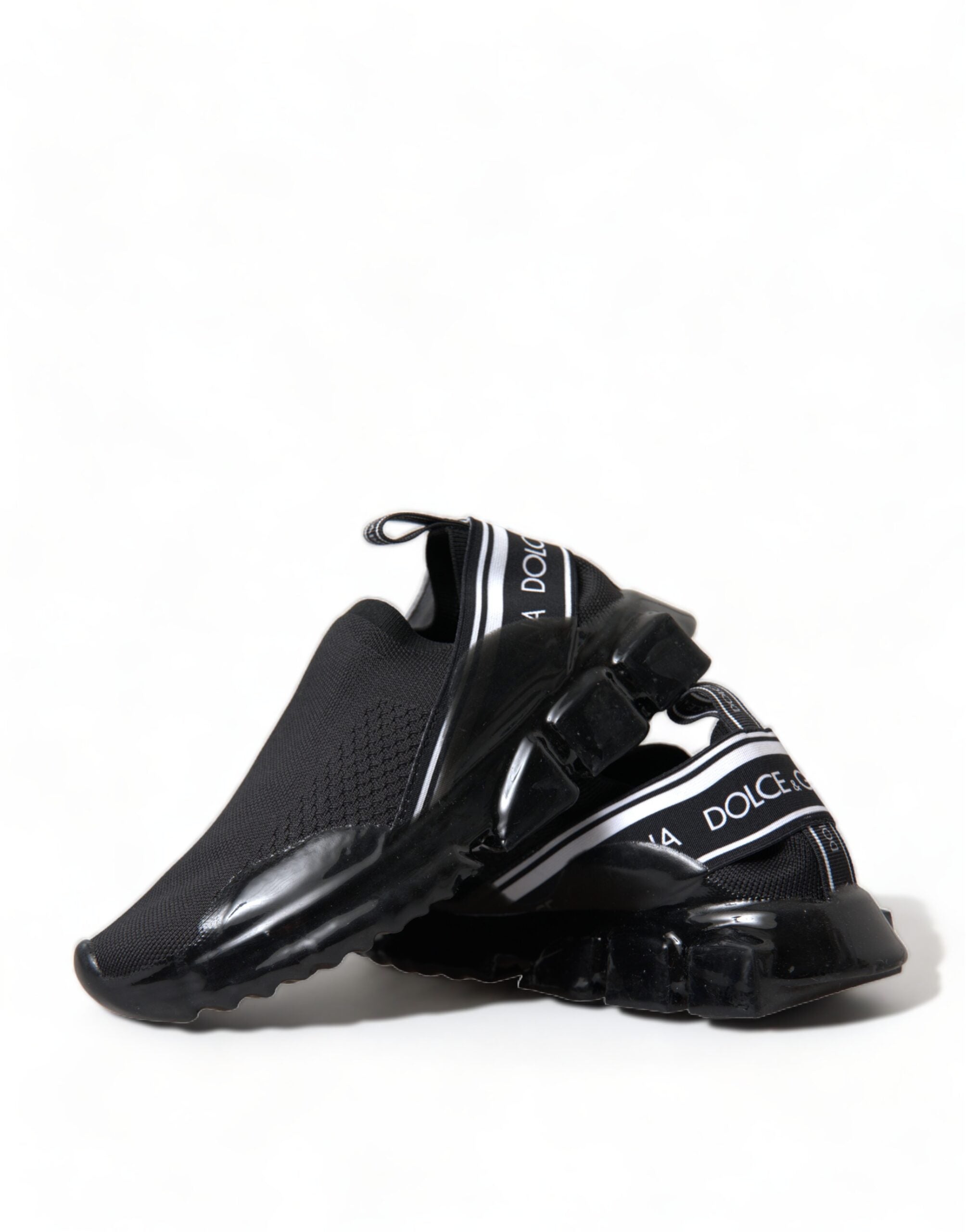 Dolce & Gabbana Chic Monochrome Sorrento Sneakers Glam Steals