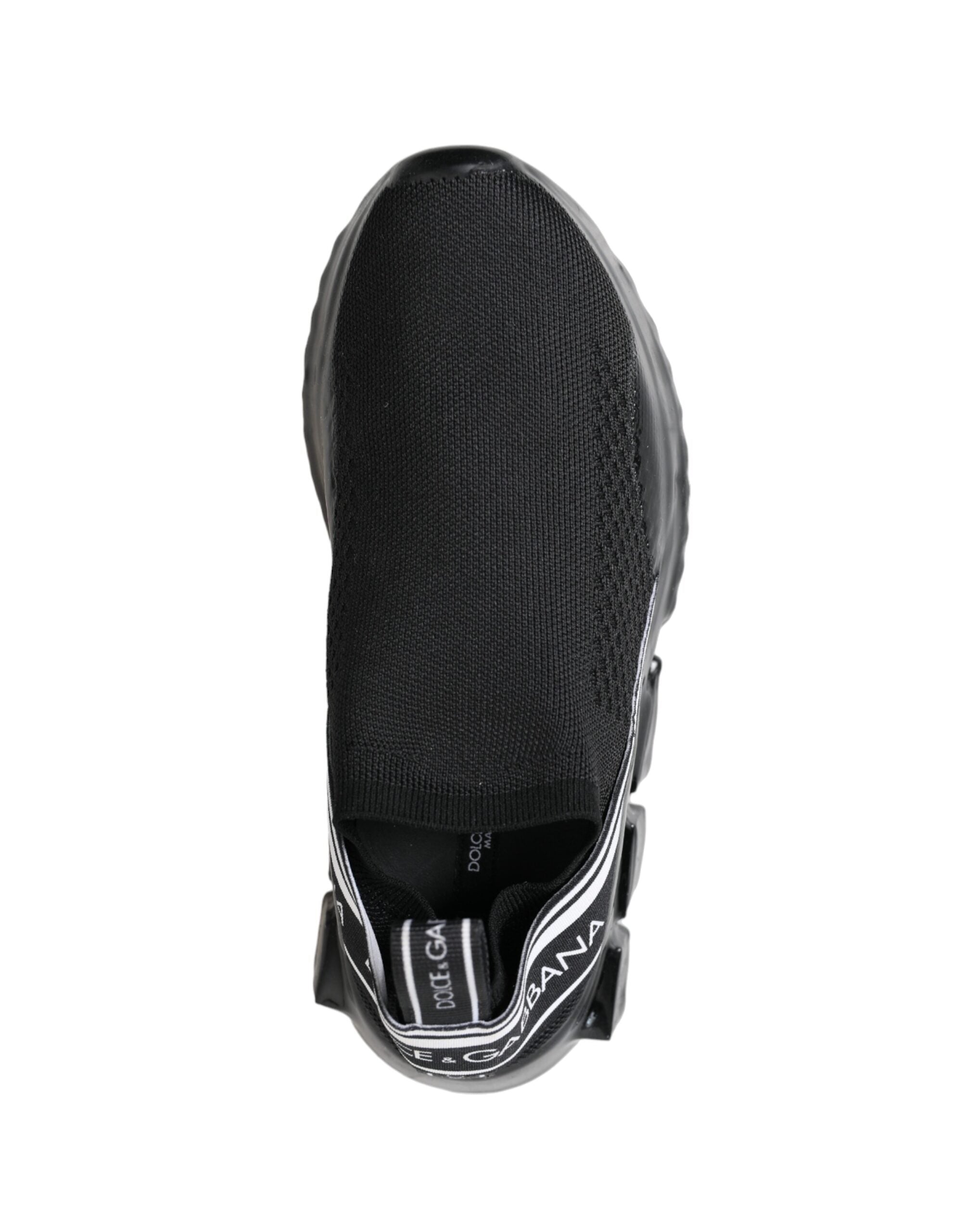 Dolce & Gabbana Chic Monochrome Sorrento Sneakers Glam Steals