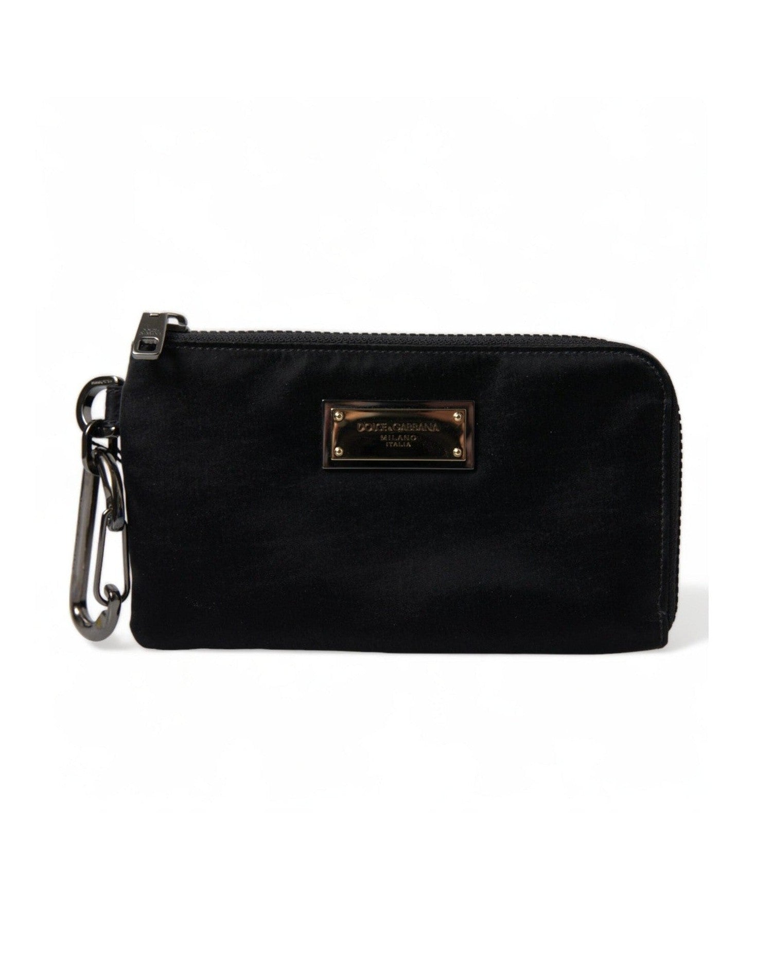 Dolce & Gabbana Chic Nylon-Leather Designer Pouch Glam Steals