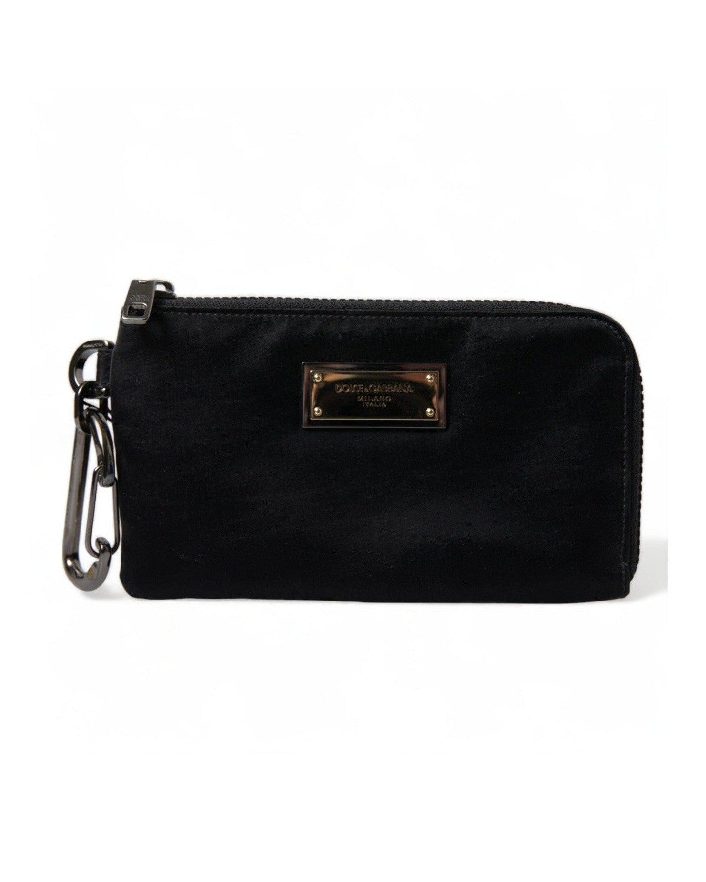 Dolce & Gabbana Chic Nylon-Leather Designer Pouch Glam Steals
