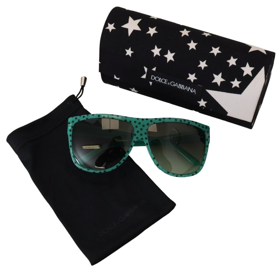 Dolce & Gabbana Chic Square Sunglasses With Star Pattern Glam Steals