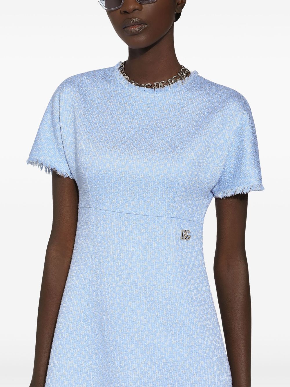Dolce & Gabbana Clear Blue Dress Glam Steals