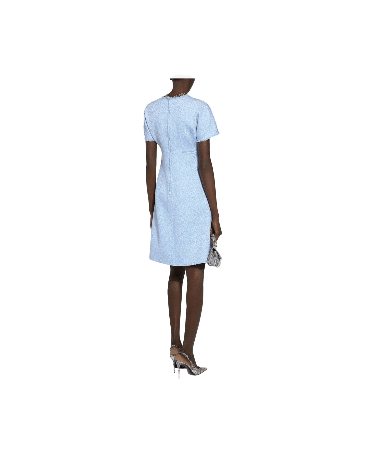 Dolce & Gabbana Clear Blue Dress Glam Steals