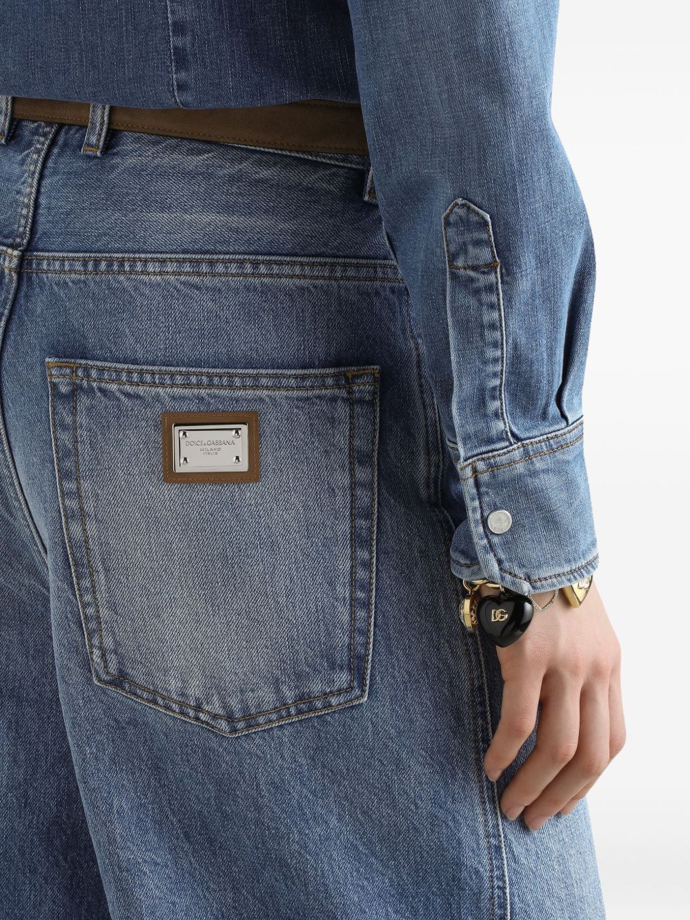 Dolce & Gabbana Clear Blue Jeans Glam Steals