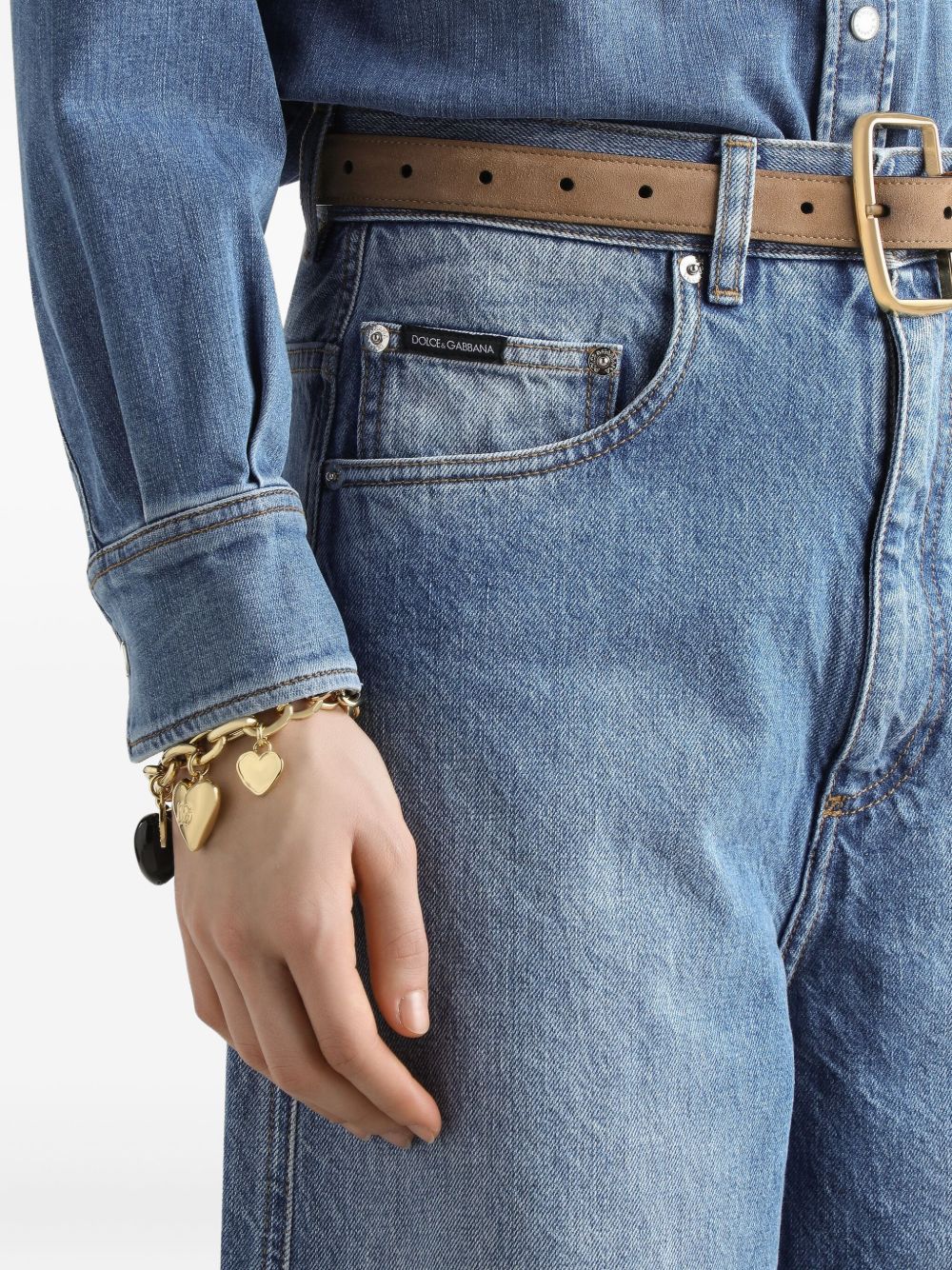 Dolce & Gabbana Clear Blue Jeans Glam Steals