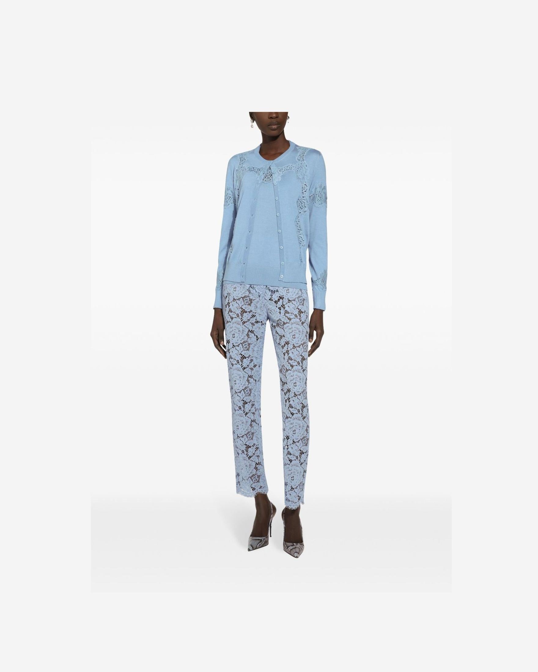 Dolce & Gabbana Clear Blue Trouser Glam Steals