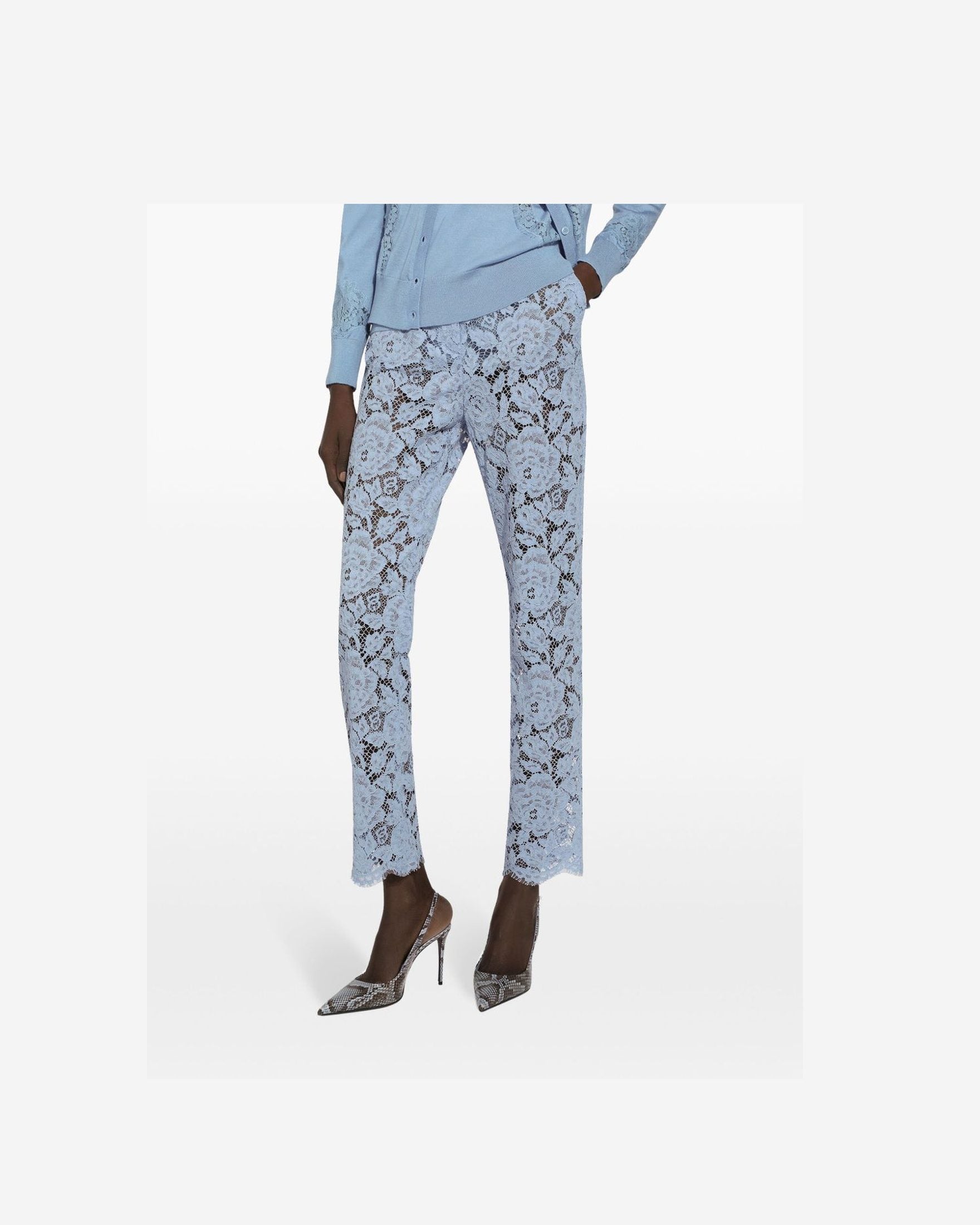 Dolce & Gabbana Clear Blue Trouser Glam Steals