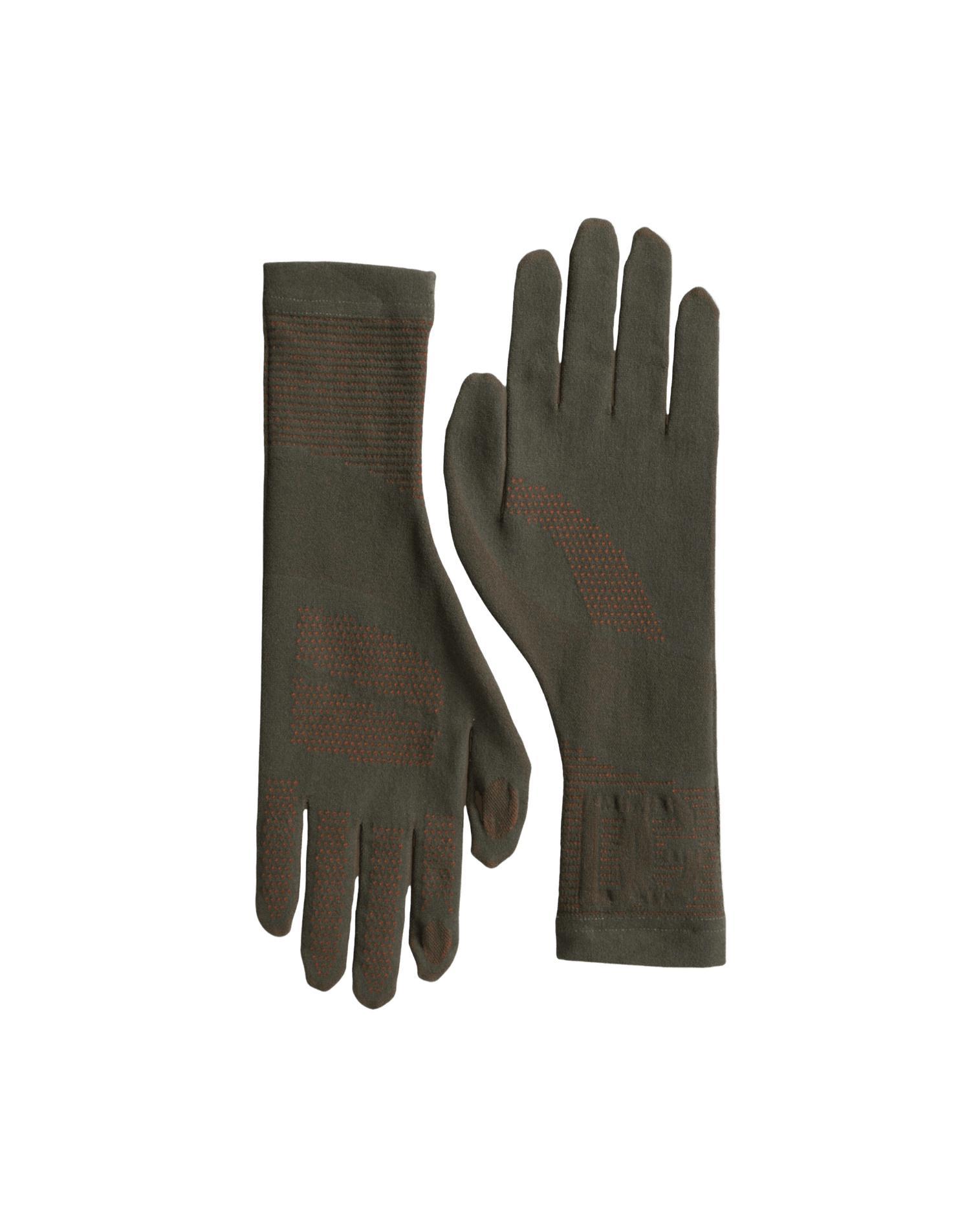 Dolce & Gabbana Cotton Stretch Wrist Length Brown Gloves Glam Steals
