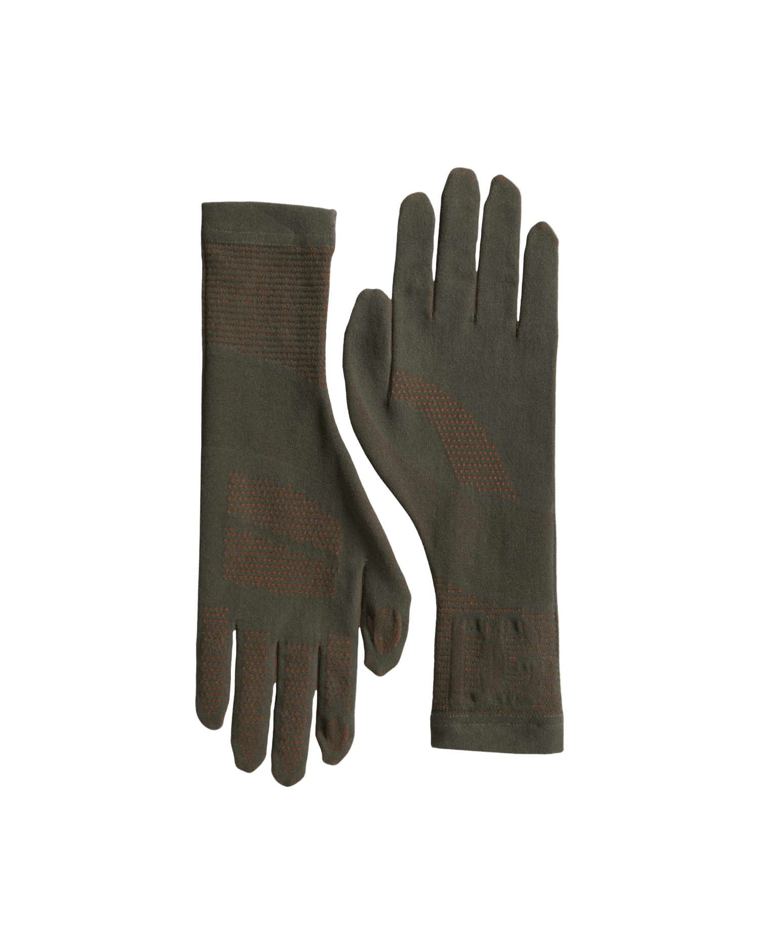 Dolce & Gabbana Cotton Stretch Wrist Length Brown Gloves Glam Steals