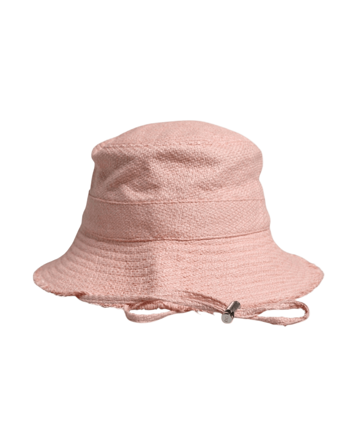 Dolce & Gabbana Pink Cotton Wide Brim Bucket Hat Hats