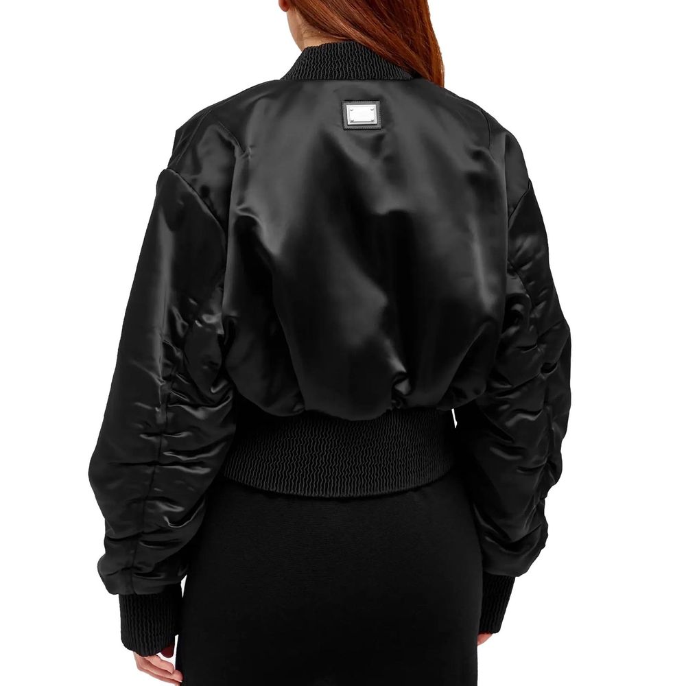 Dolce & Gabbana Cropped Bomber Jacket Glam Steals