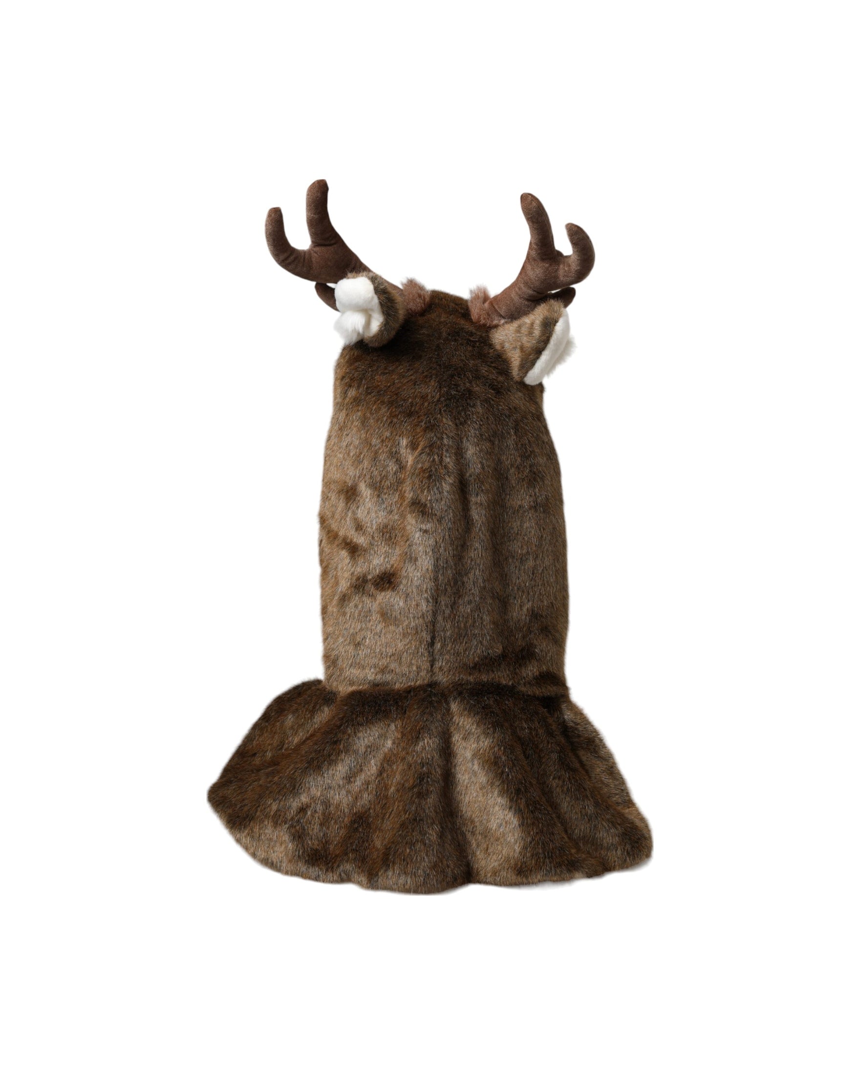 Dolce & Gabbana Deer Faux Fur Whole Head Brown Hat Glam Steals
