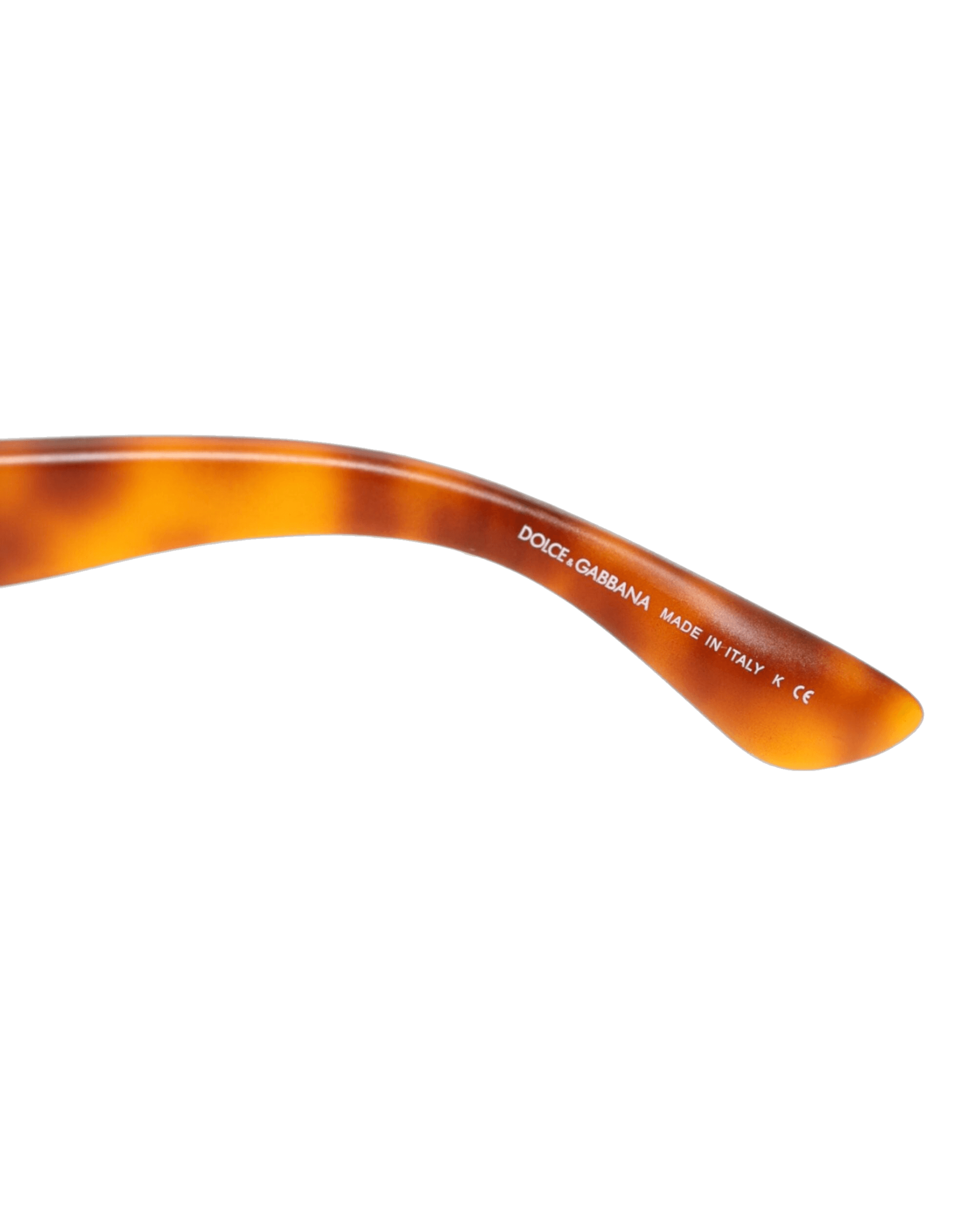 Dolce & Gabbana Dg6089 Havana Full Rim Round Lenses Foldable Sunglasses Glam Steals