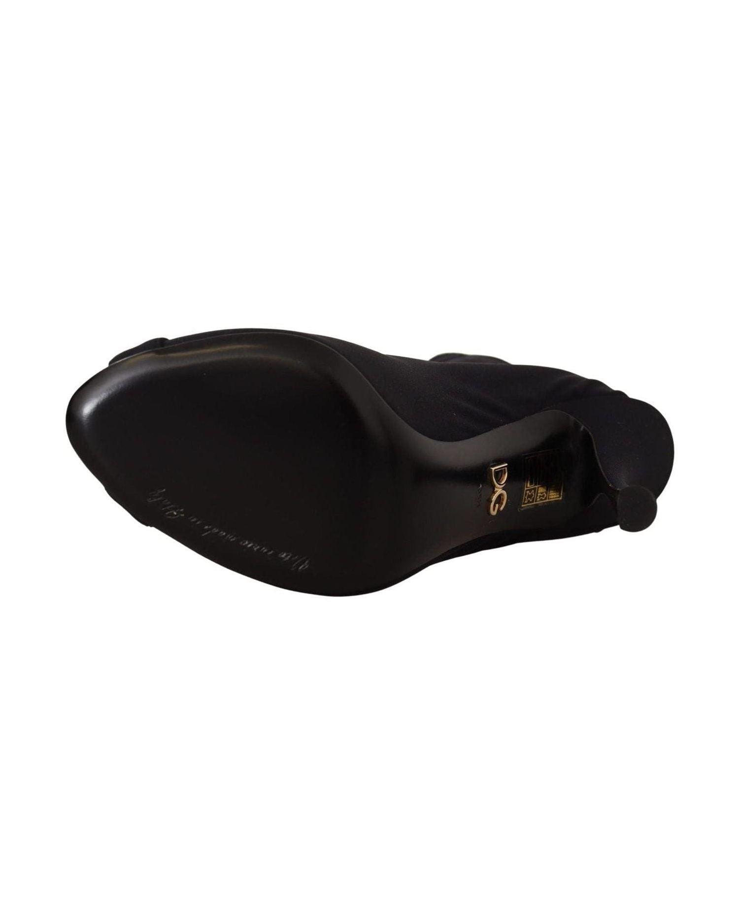 Dolce & Gabbana Elegant Ankle Open Toe Heel Boots Glam Steals