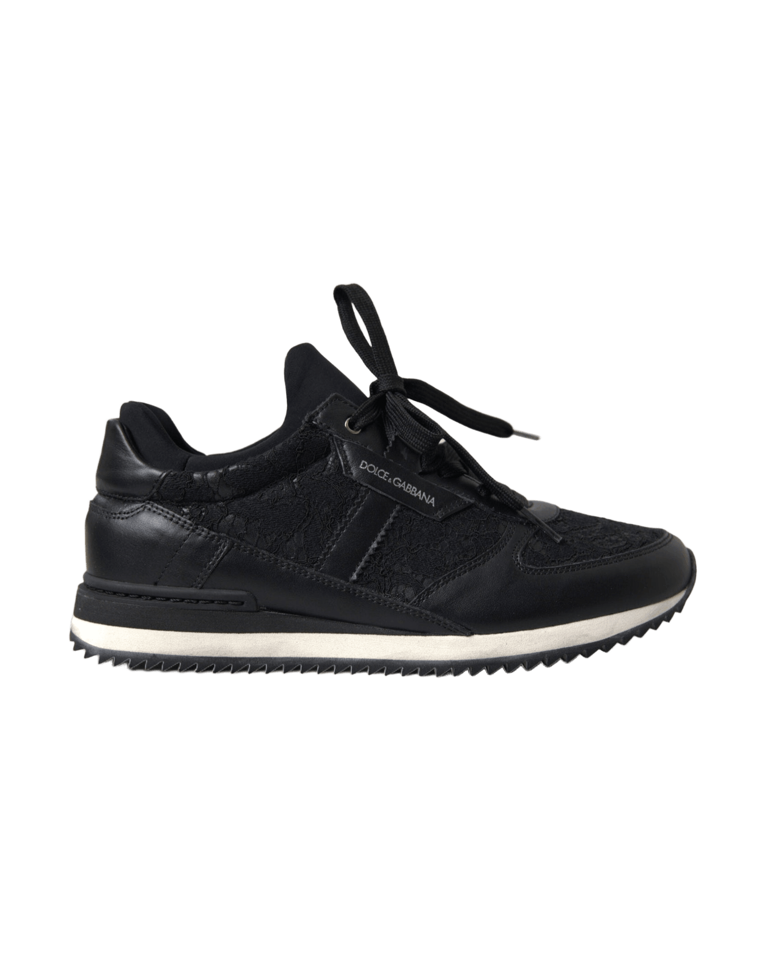 Dolce & Gabbana Elegant Classic Black Sneakers Glam Steals