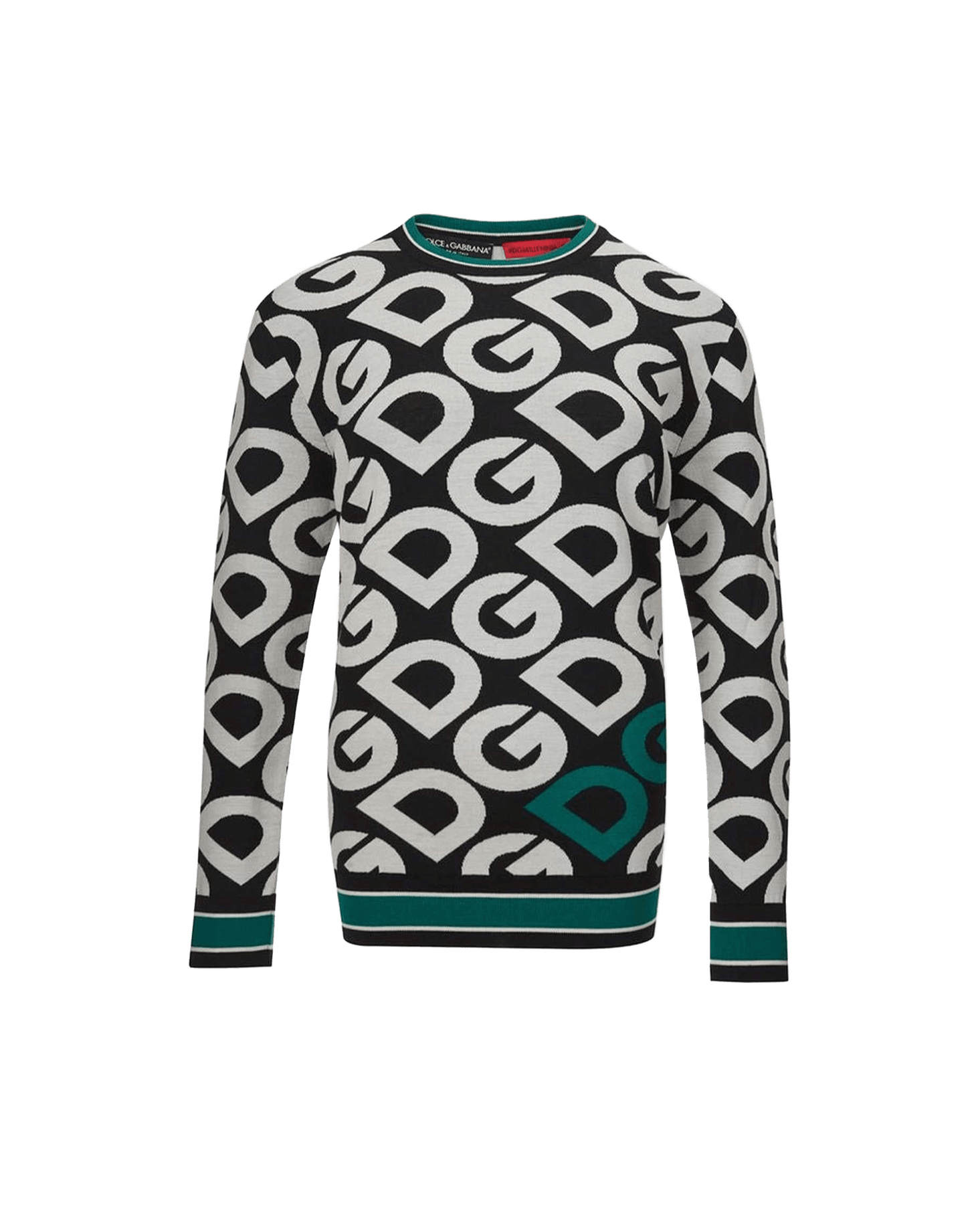 Dolce & Gabbana Elegant Cotton Sweater For Sophisticated Black Style Glam Steals