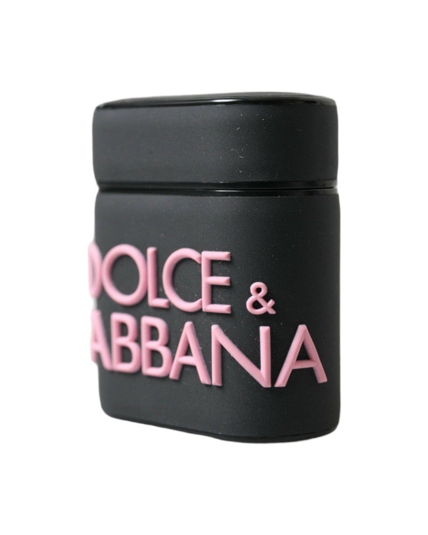 Dolce & Gabbana Elegant Dual-Tone Leather Airpods Case Headphone & Headset Accessories