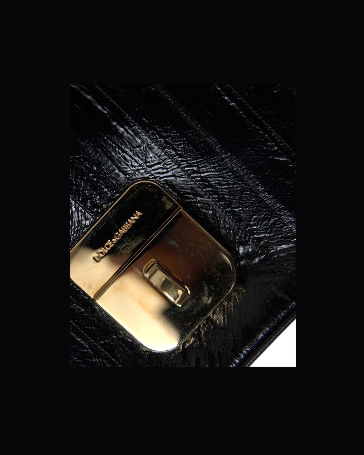 Dolce & Gabbana Elegant Eelskin Leather Shoulder Bag Glam Steals