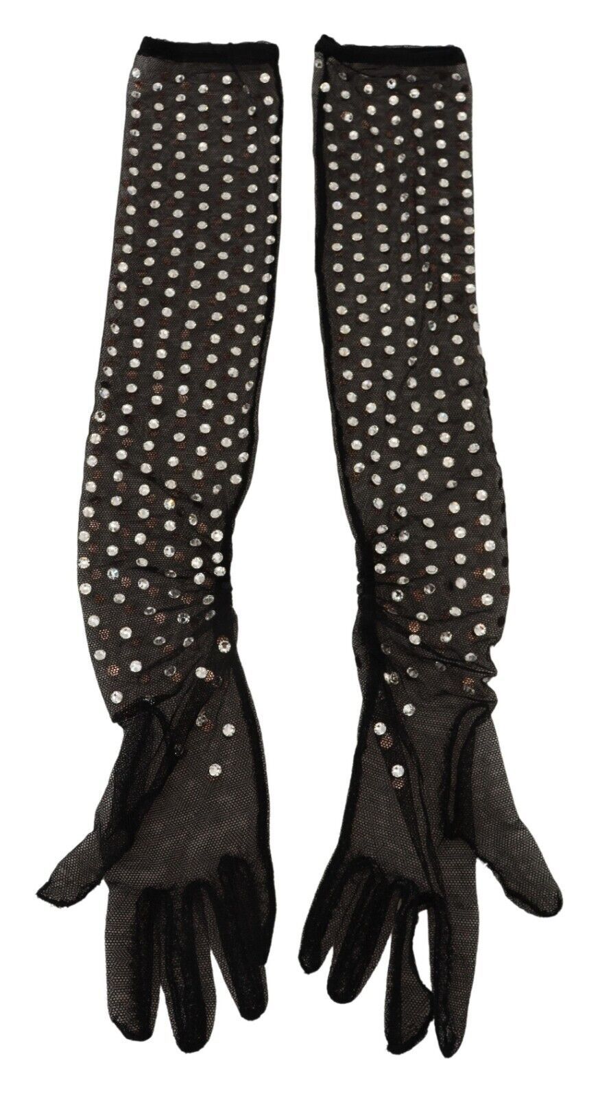 Dolce & Gabbana Elegant Elbow Length Black Gloves Glam Steals