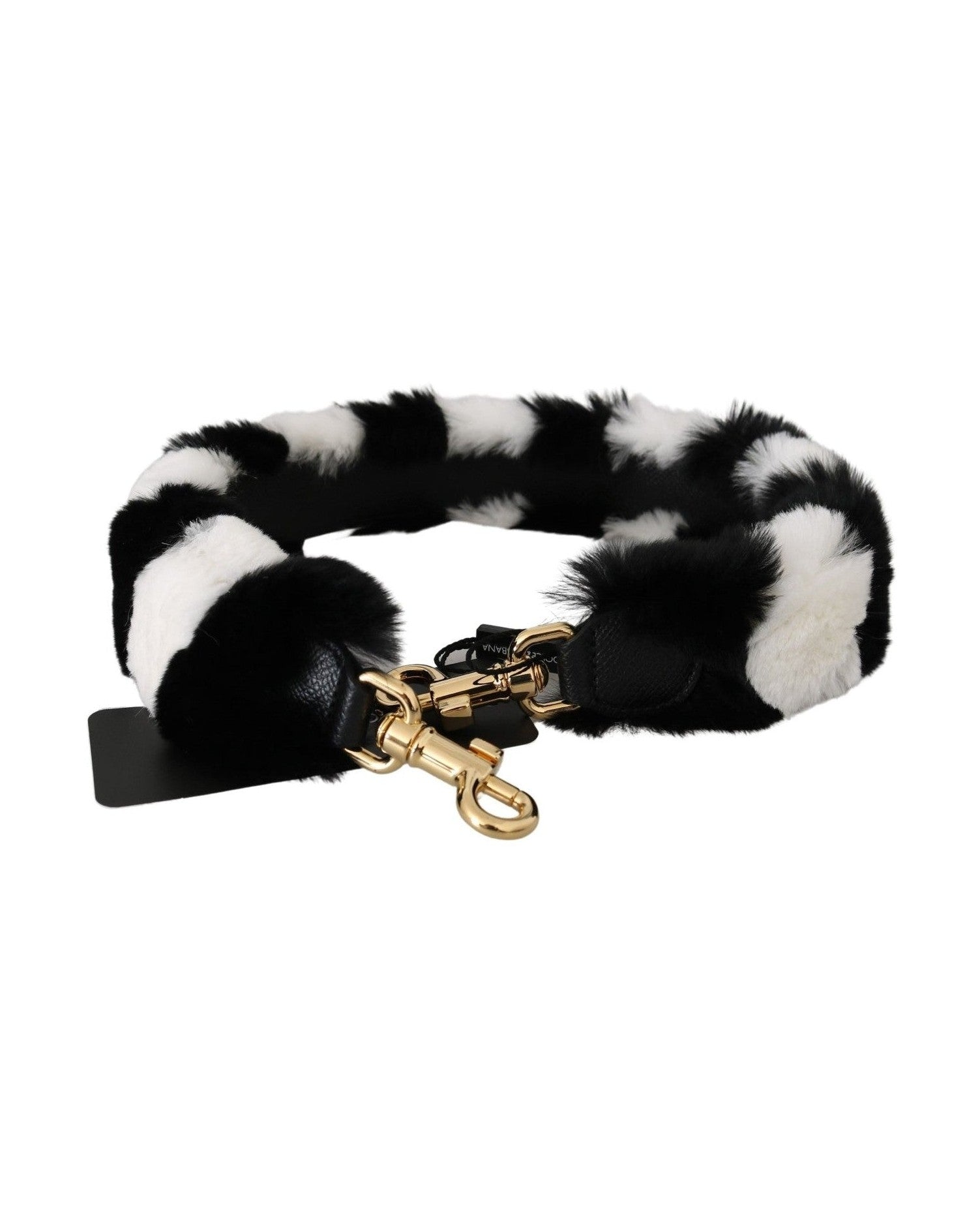 Dolce & Gabbana Elegant Fur Shoulder Strap Accessory Glam Steals