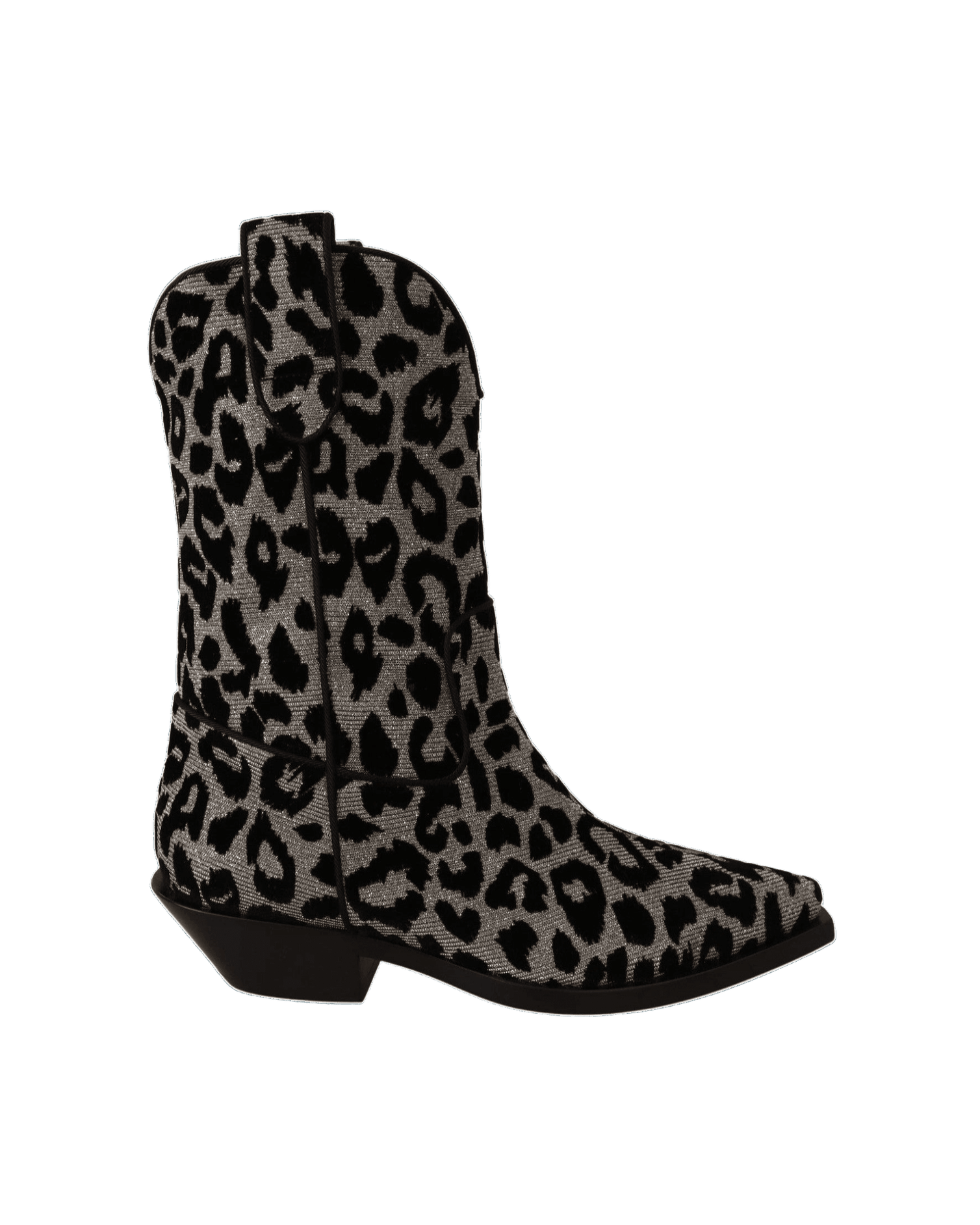 Dolce & Gabbana Elegant Leopard Print Mid Calf Boots Glam Steals
