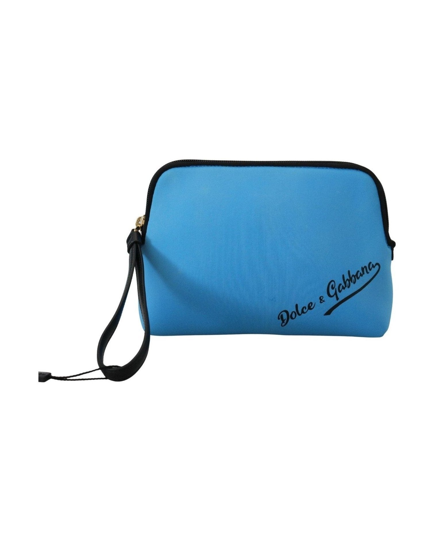 Dolce & Gabbana Elegant Polyamide Pouch Blue Bag Glam Steals