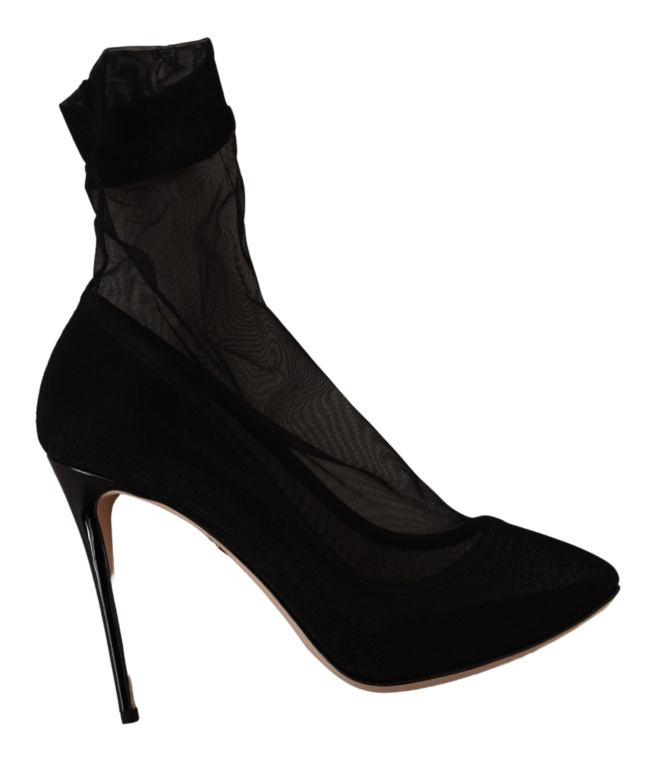Dolce & Gabbana Elegant Stretch Sock Boot Pumps Glam Steals