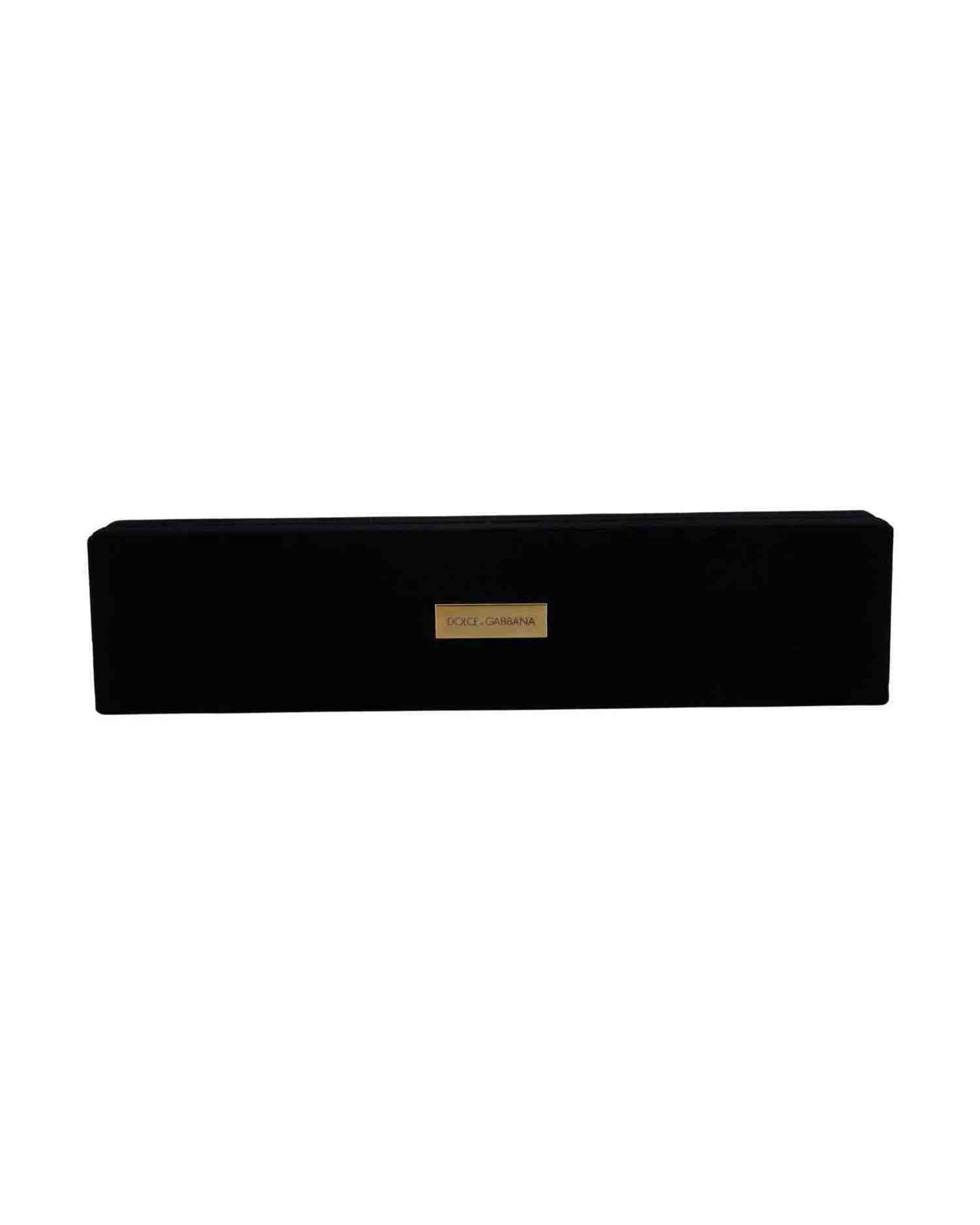 Dolce & Gabbana Elegant Velvet Jewelry Storage Box Jewelry Boxes