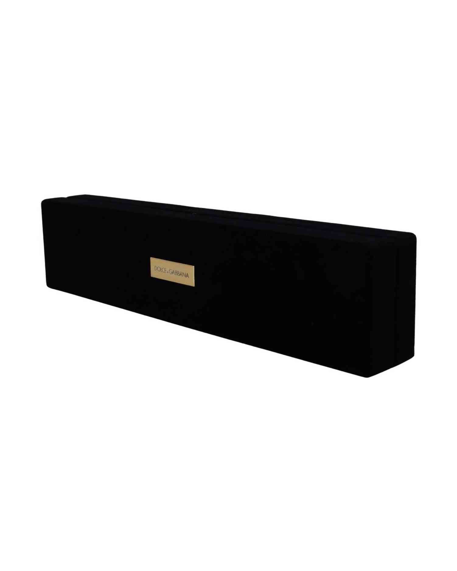 Dolce & Gabbana Elegant Velvet Jewelry Storage Box Jewelry Boxes