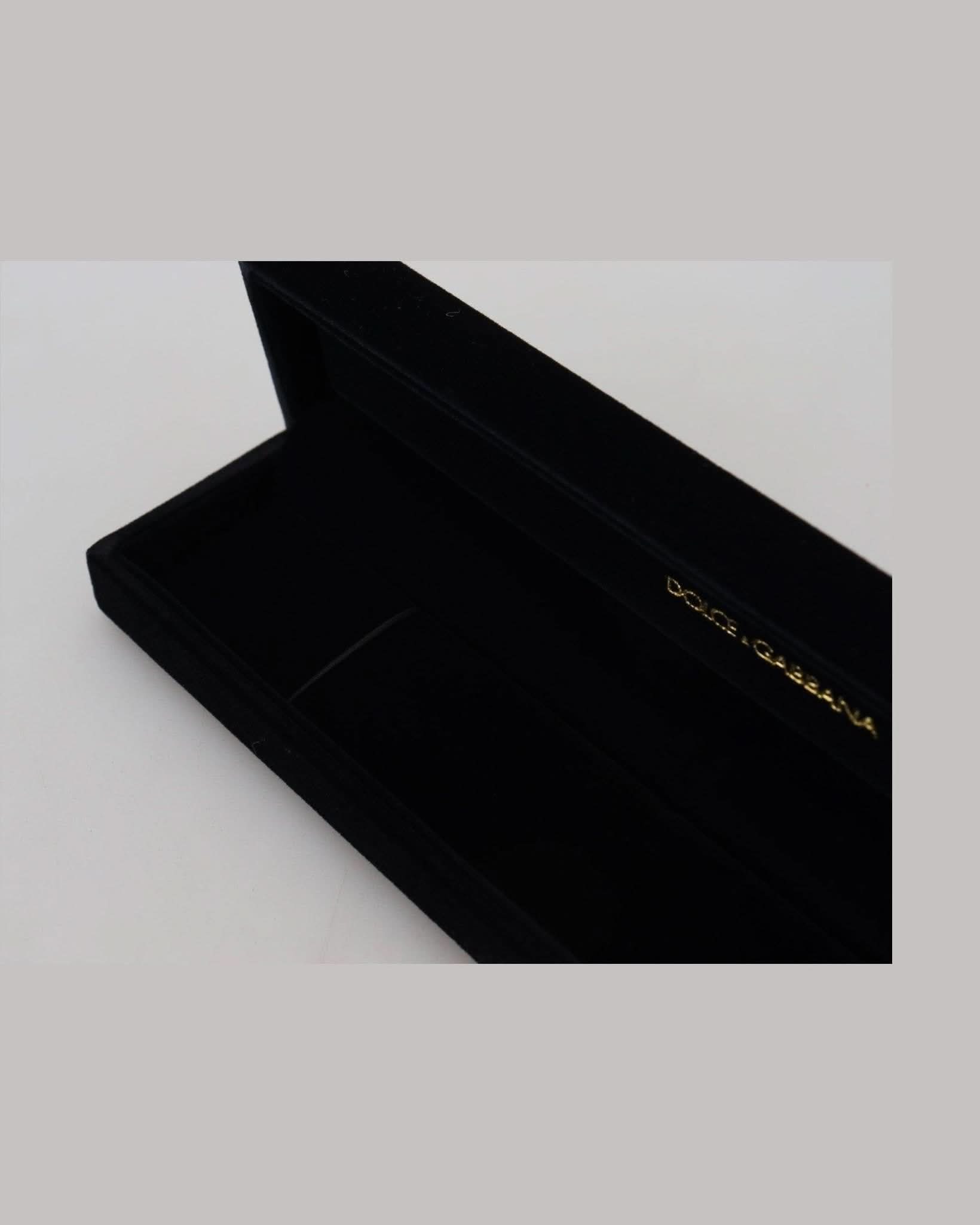 Dolce & Gabbana Elegant Velvet Jewelry Storage Box Jewelry Boxes