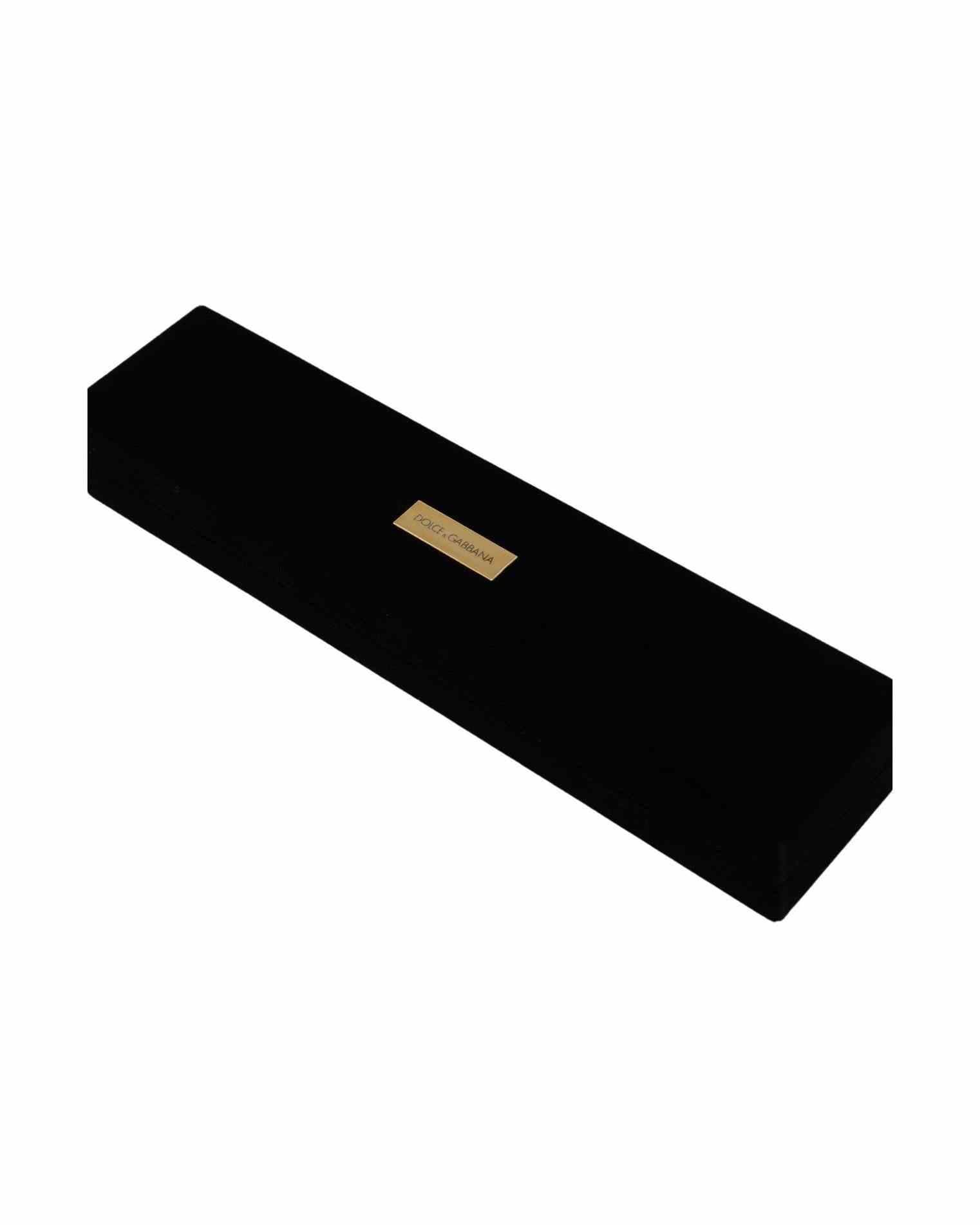 Dolce & Gabbana Elegant Velvet Jewelry Storage Box Jewelry Boxes