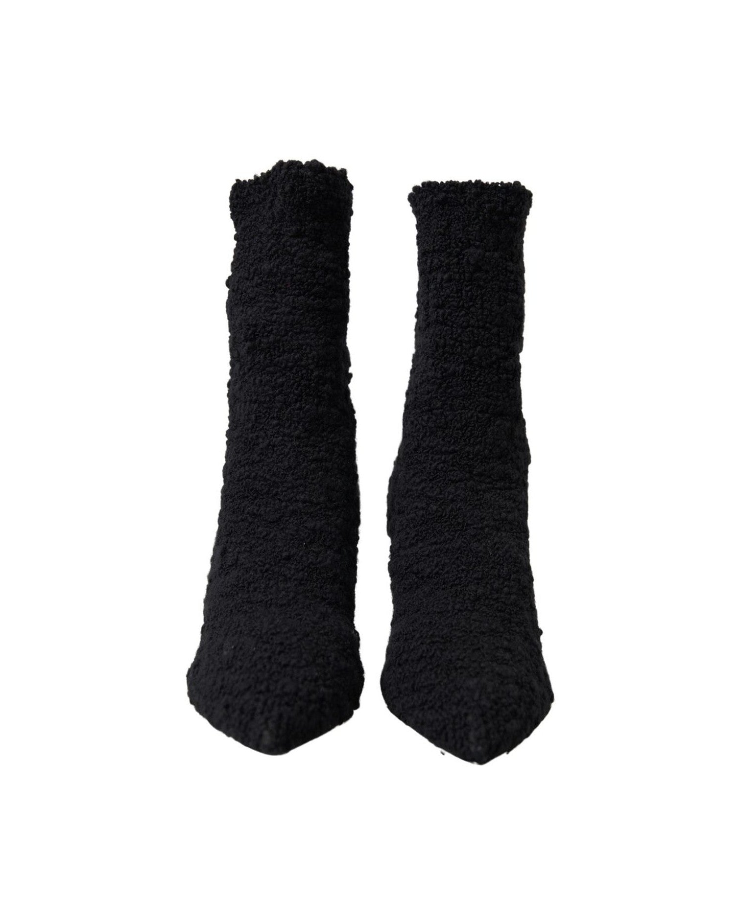 Dolce & Gabbana Elegant Virgin Wool Mid Calf Boots Glam Steals