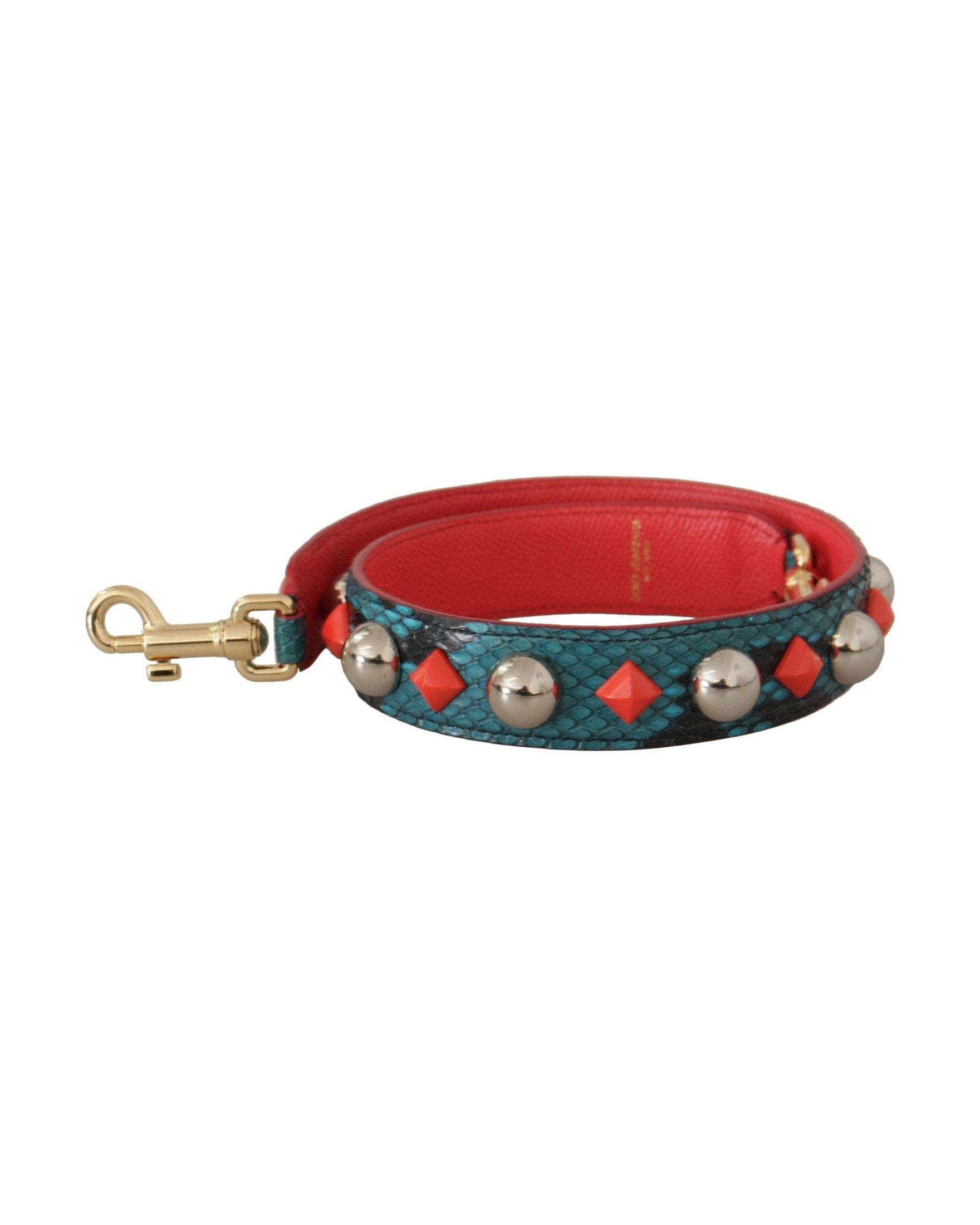 Dolce & Gabbana Emerald Leather Shoulder Green Strap Glam Steals