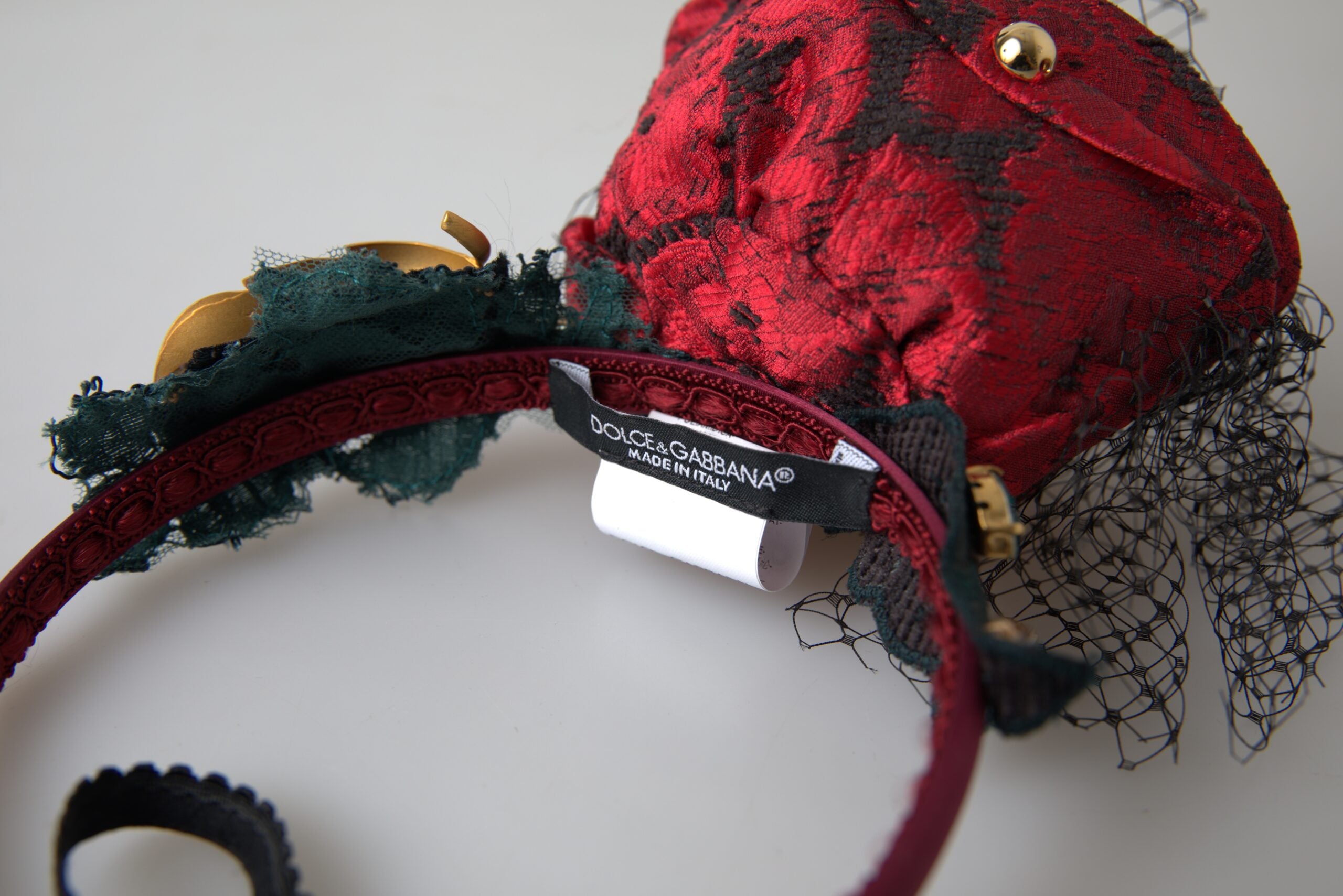 Dolce & Gabbana Enchanted Rose Crystal Headband Diadem Glam Steals